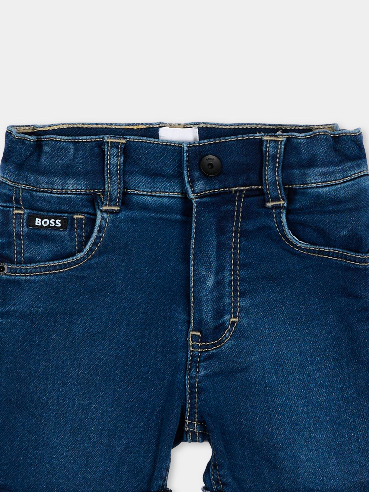 Shorts denim per neonato,Boss,J52872 Z07