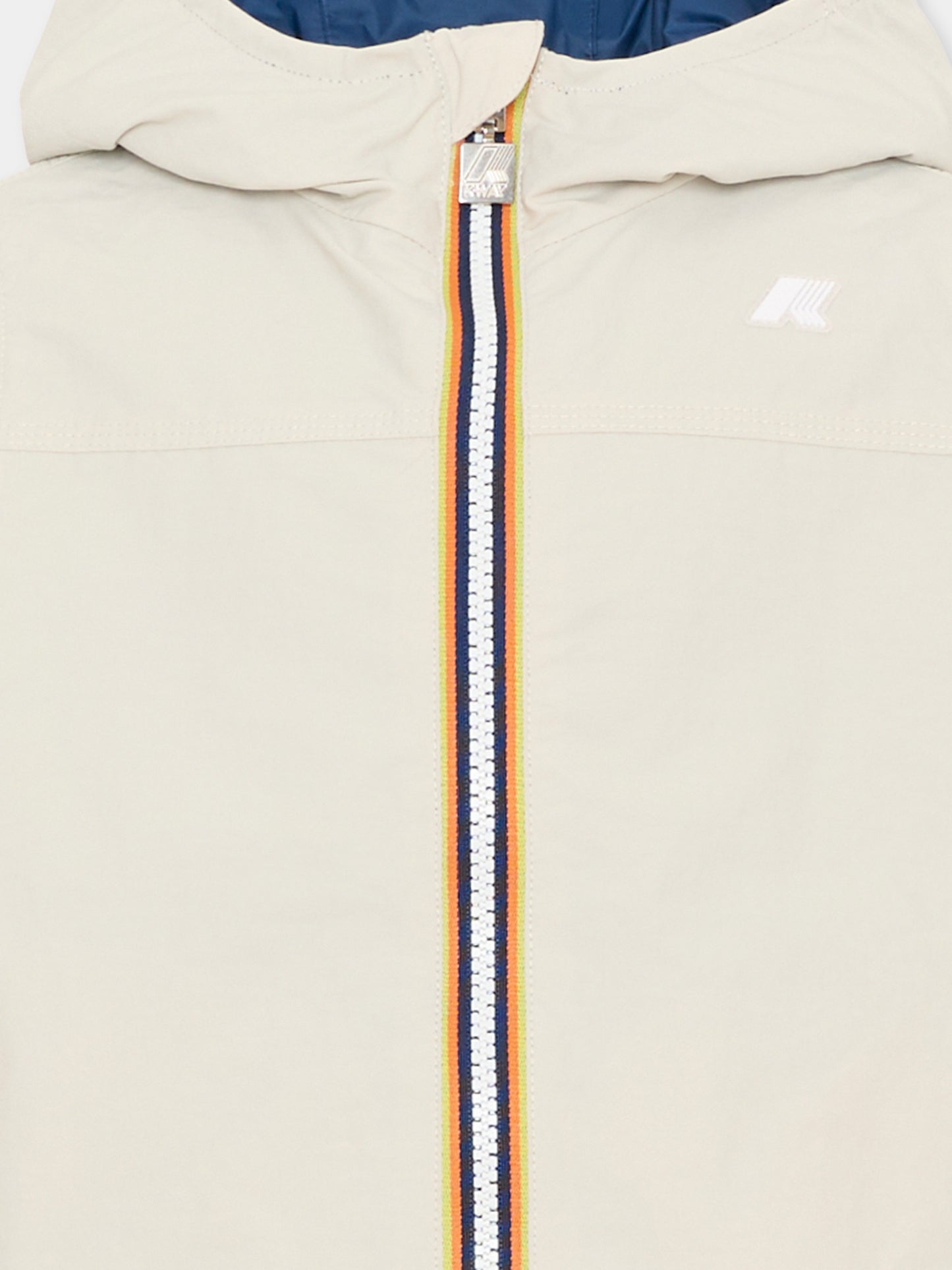 Giacca a vento beige P. Jake Cotton Double per bambini,K-way,K2145HW C71