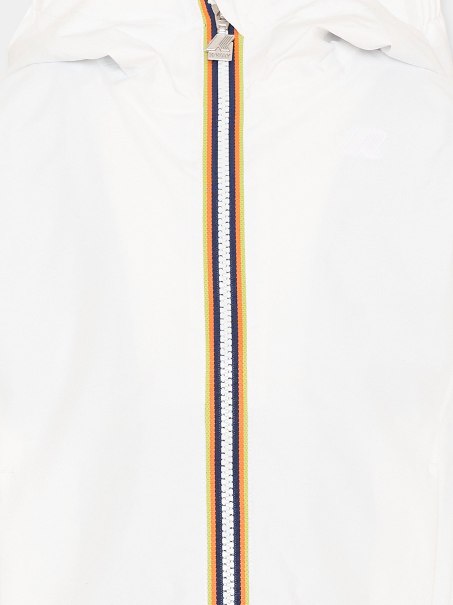 Giacca a vento bianca per bambina,K-way,K2148PW 001