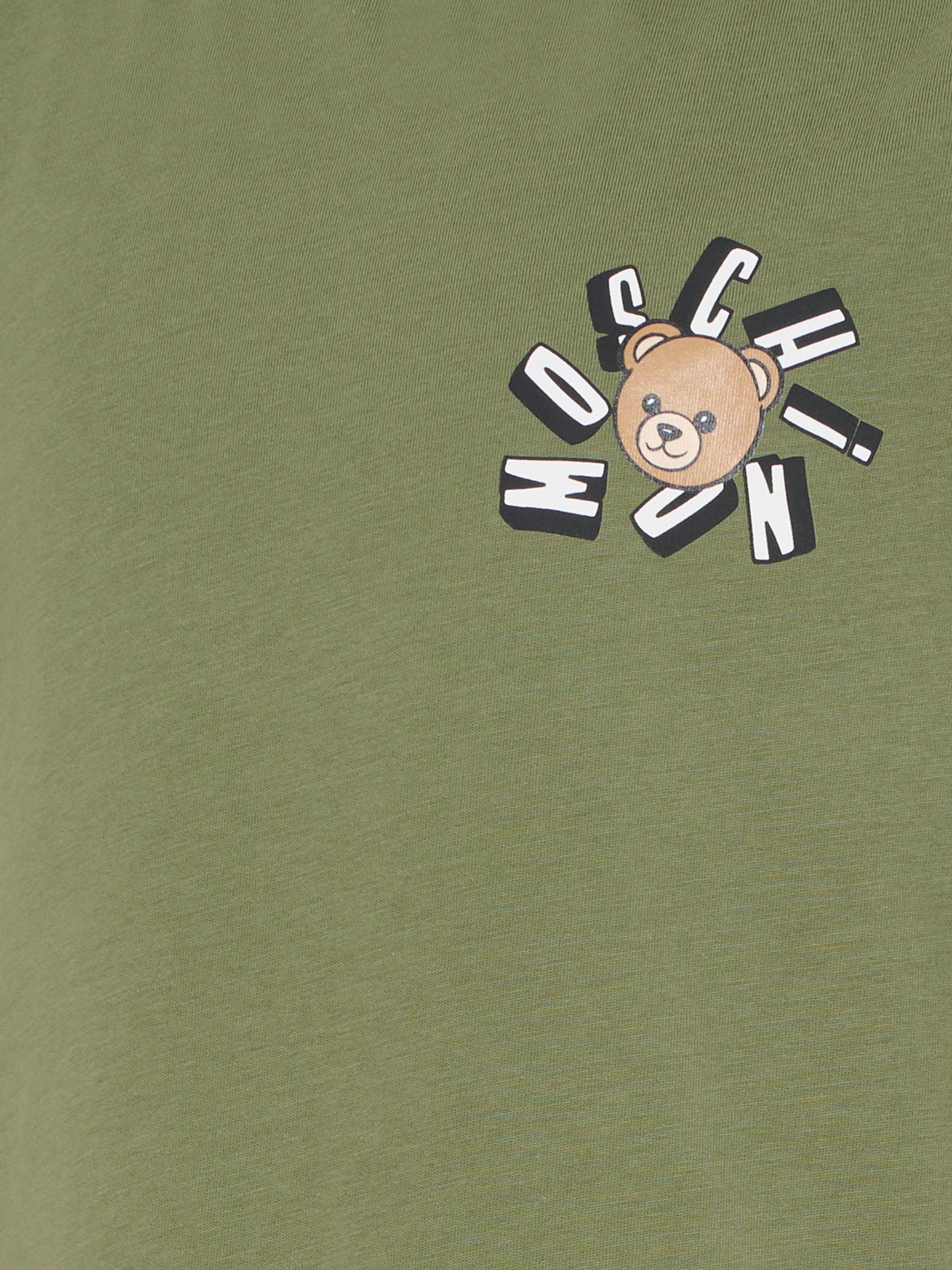 T-shirt verde per bambino con Teddy Bear,Moschino Kids,HUM05O LAA03 30037