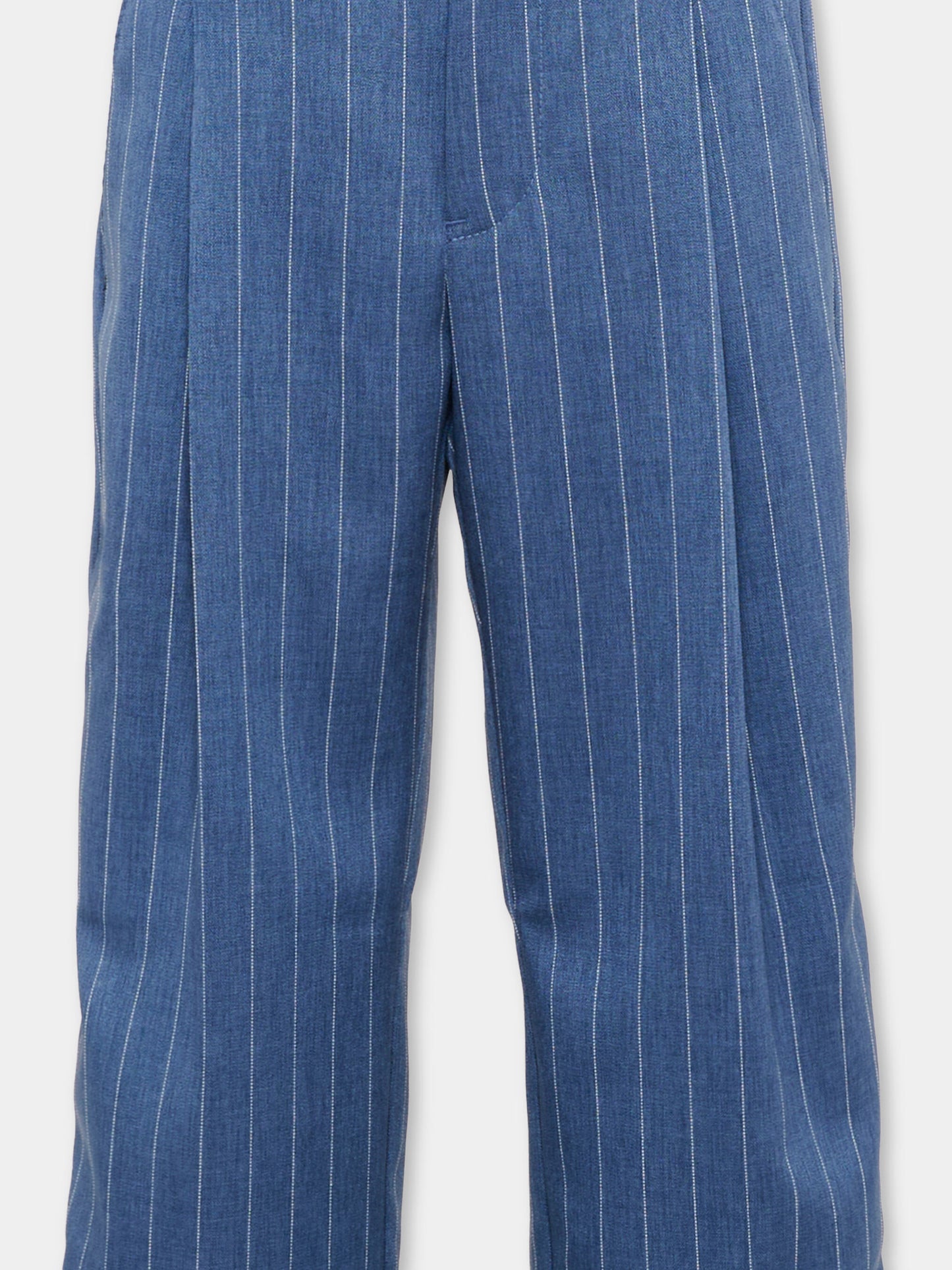 Pantaloni azzurri per bambino gessati,Dondup Kids,DMPA178 0 TV117 4019