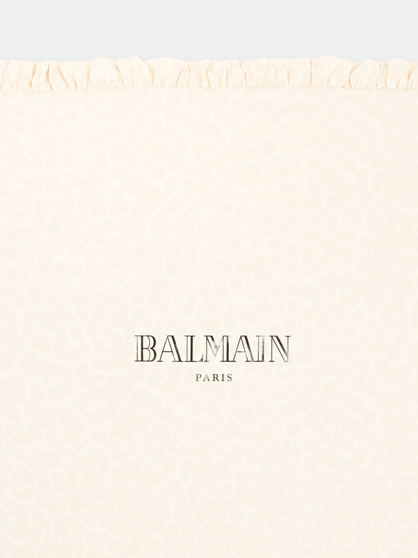 Coperta beige per neonati con logo,Balmain Kids,BY0010-Z3763 102BG
