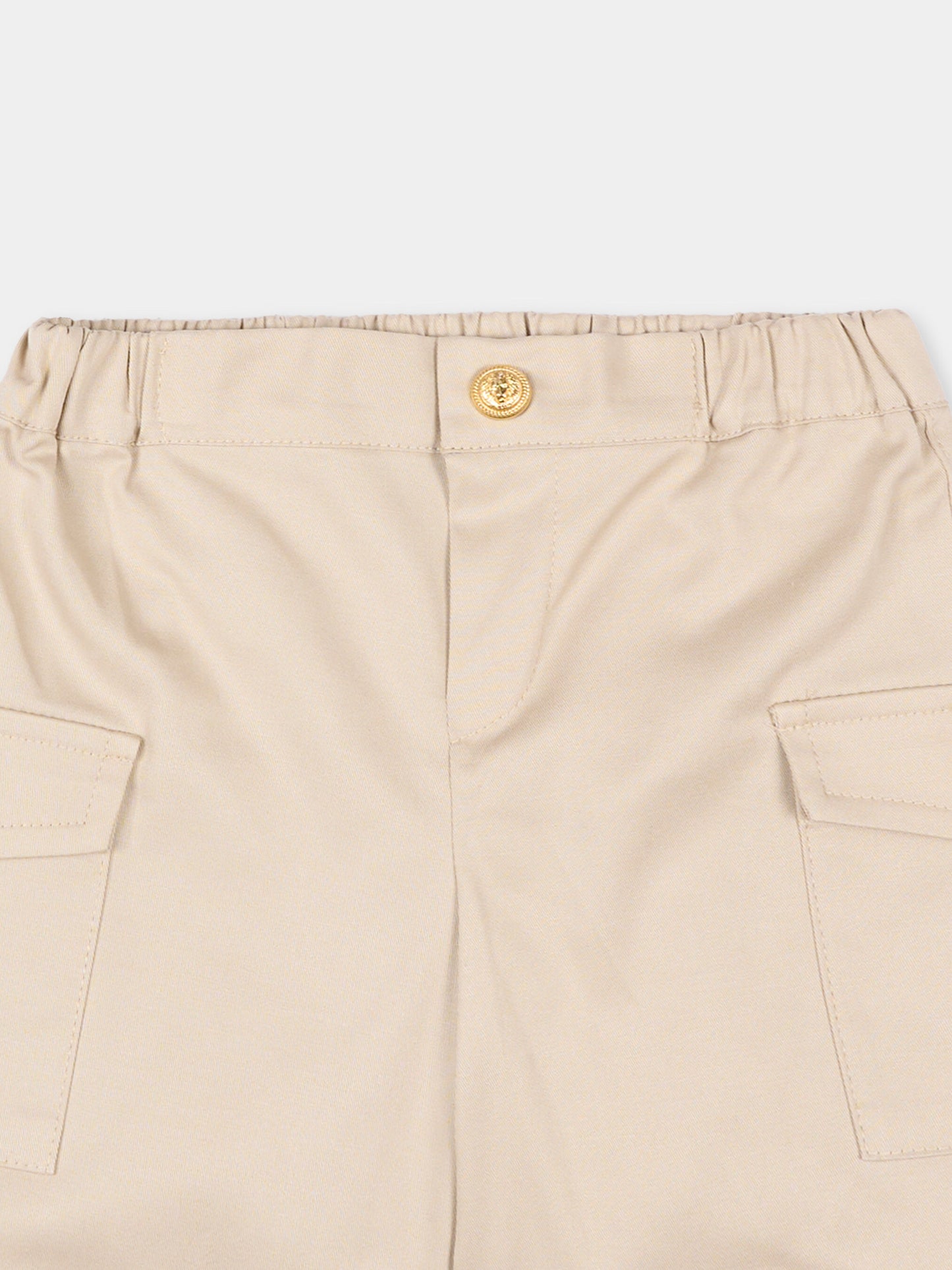 Shorts beige per neonato,Balmain Kids,BY6579-G0197 107
