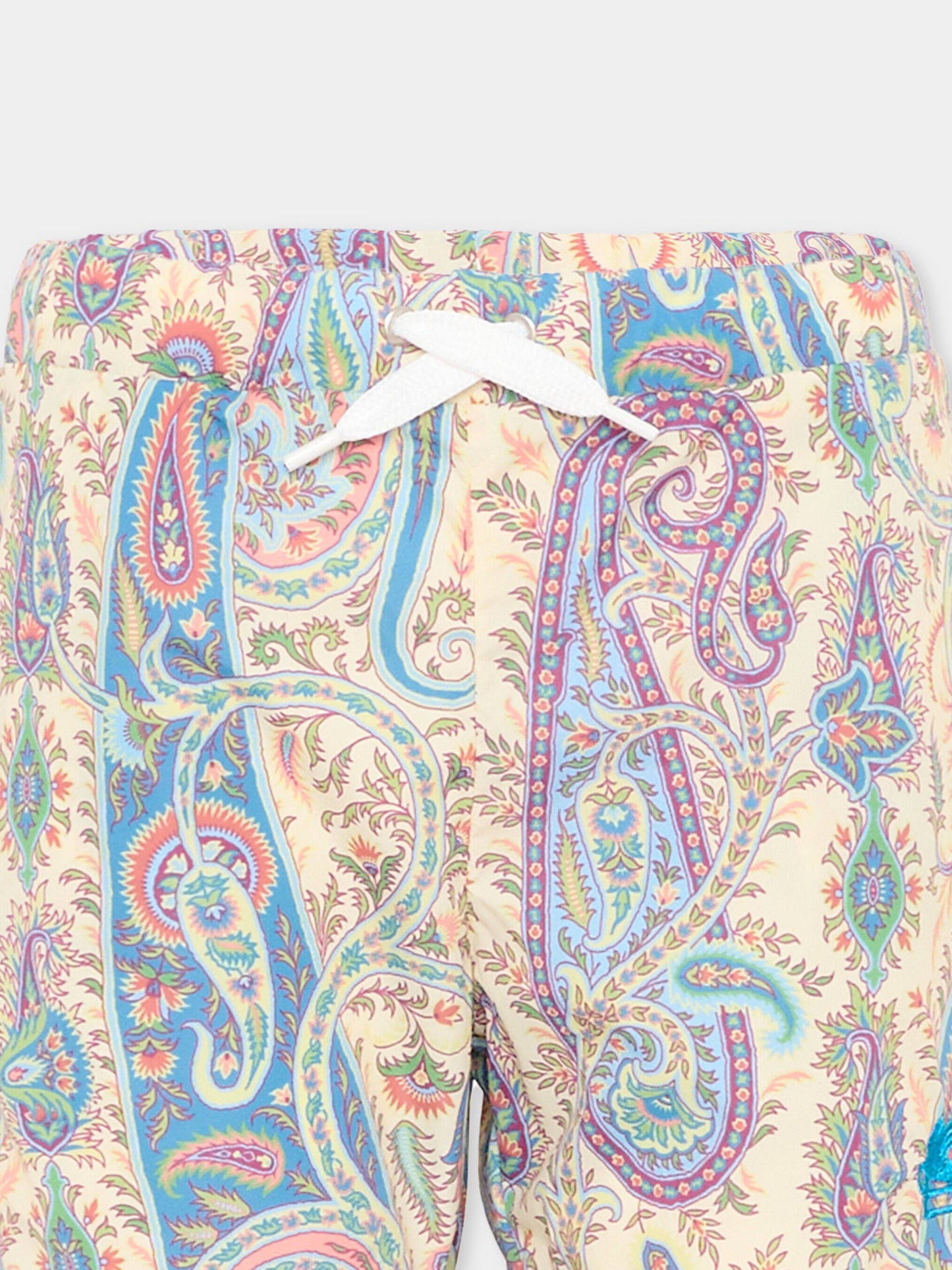 Boxer mare multicolor per bambino con stampa paisley,Etro,GYCP19-N0433 107MC
