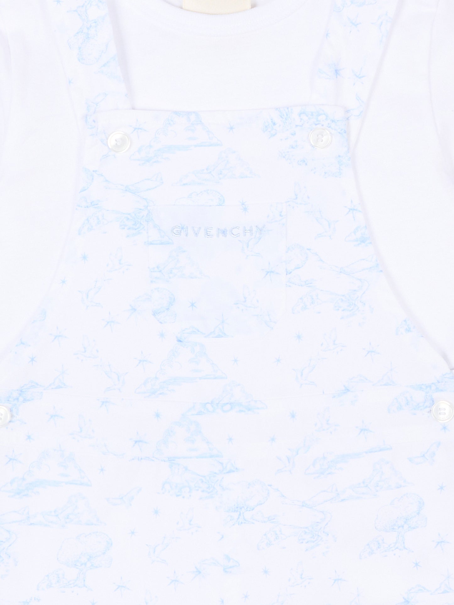 Salopette multicolor per neonato,Givenchy Kids,H31261 N48