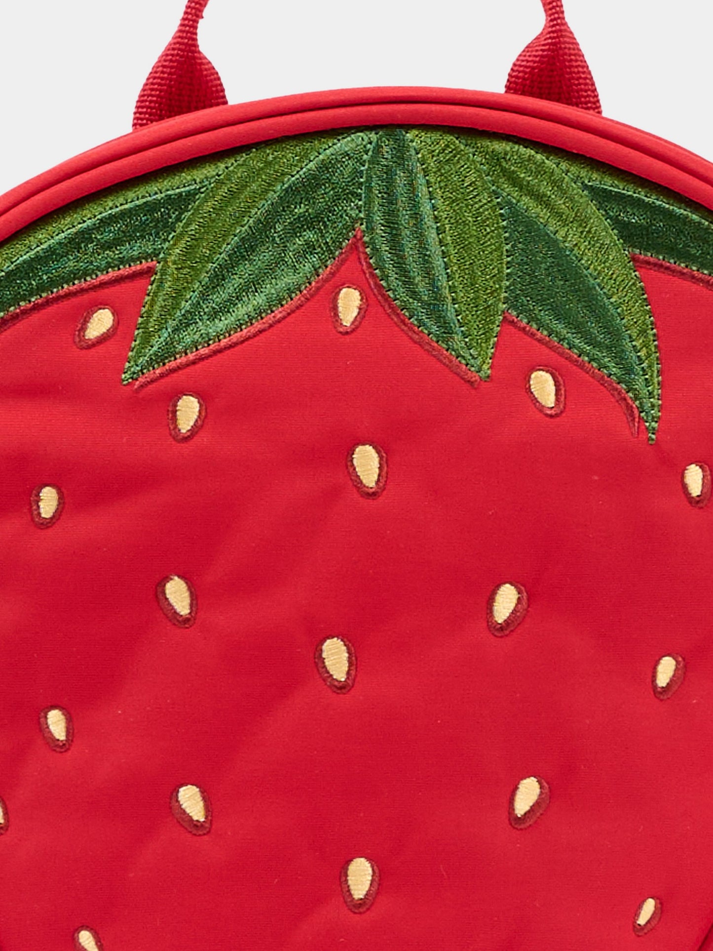 Red backpack for girl Strawberry