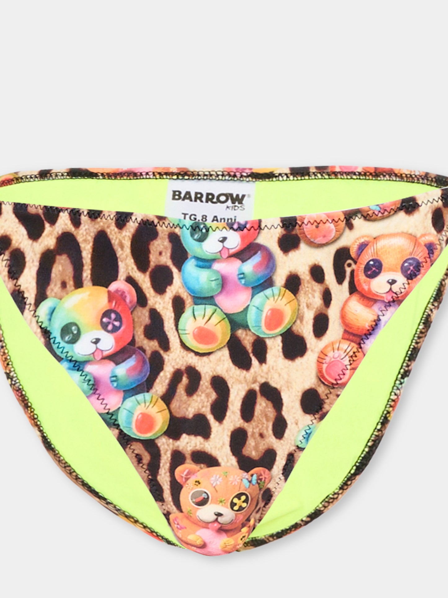 Slip e bikini multicolor per bambina con stampa orsetti,Barrow,S6BKJGSB225 140