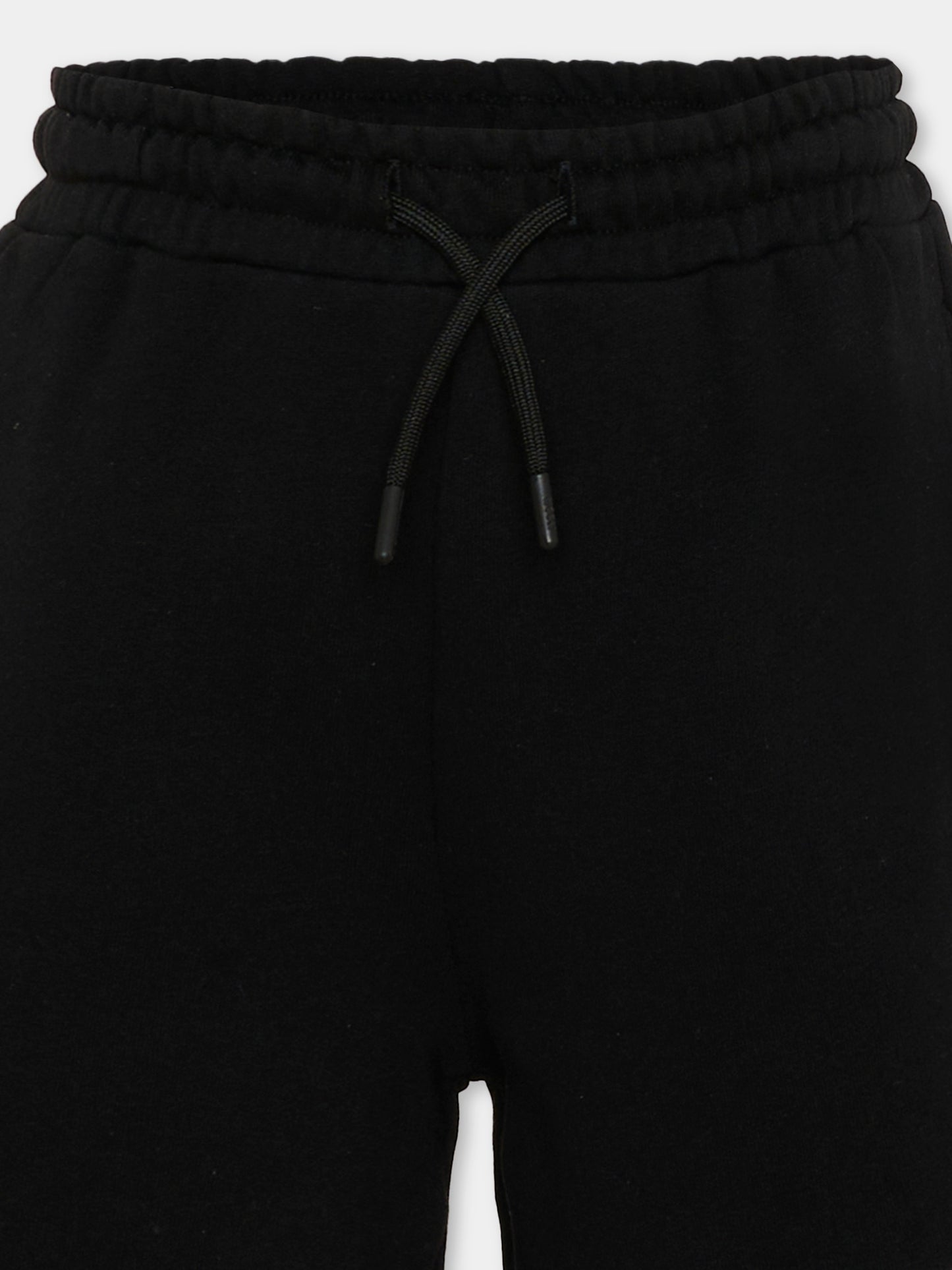 Shorts sportivi neri per bambini con logo,Msgm Kids,S6MSJUBE018 110