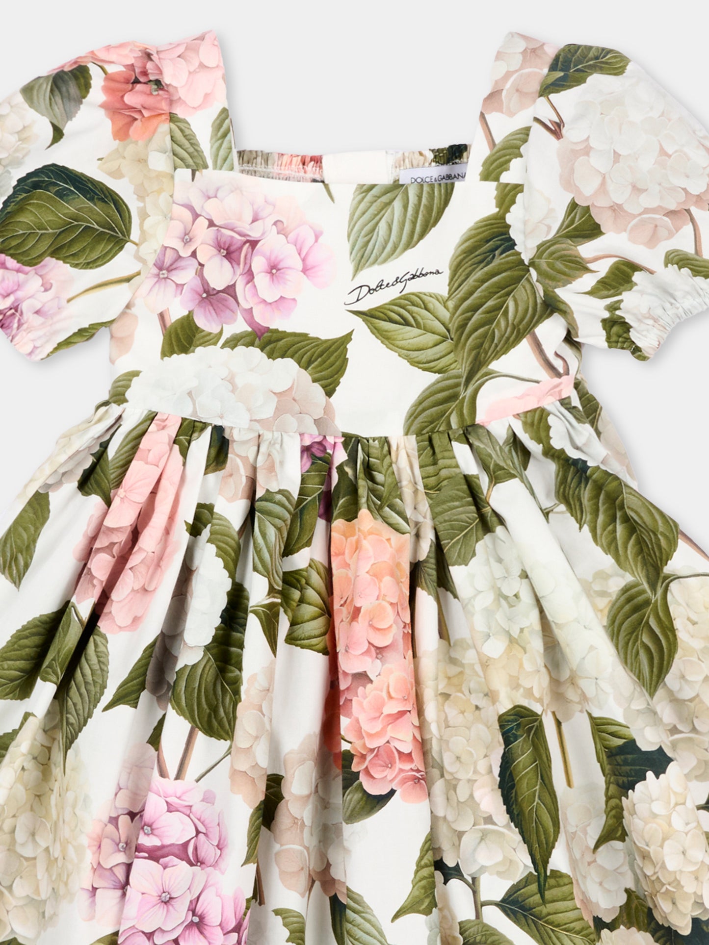 Abito multicolor per neonata floreale,Dolce & Gabbana Kids,L24DF4 HS5UG HA5XG