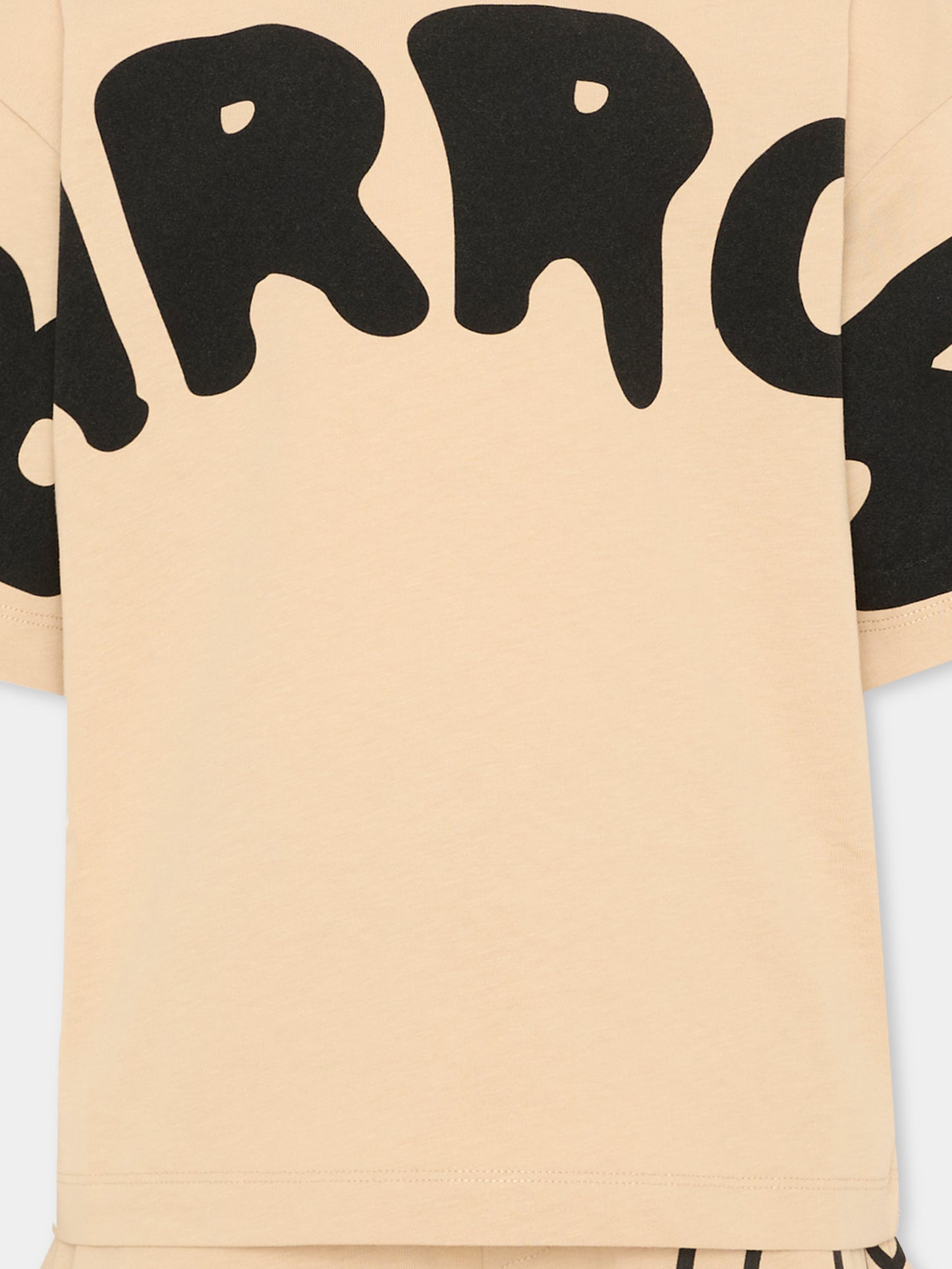 Completo sportivo beige per bambino con logo,Barrow,S6BKJUTB030 092