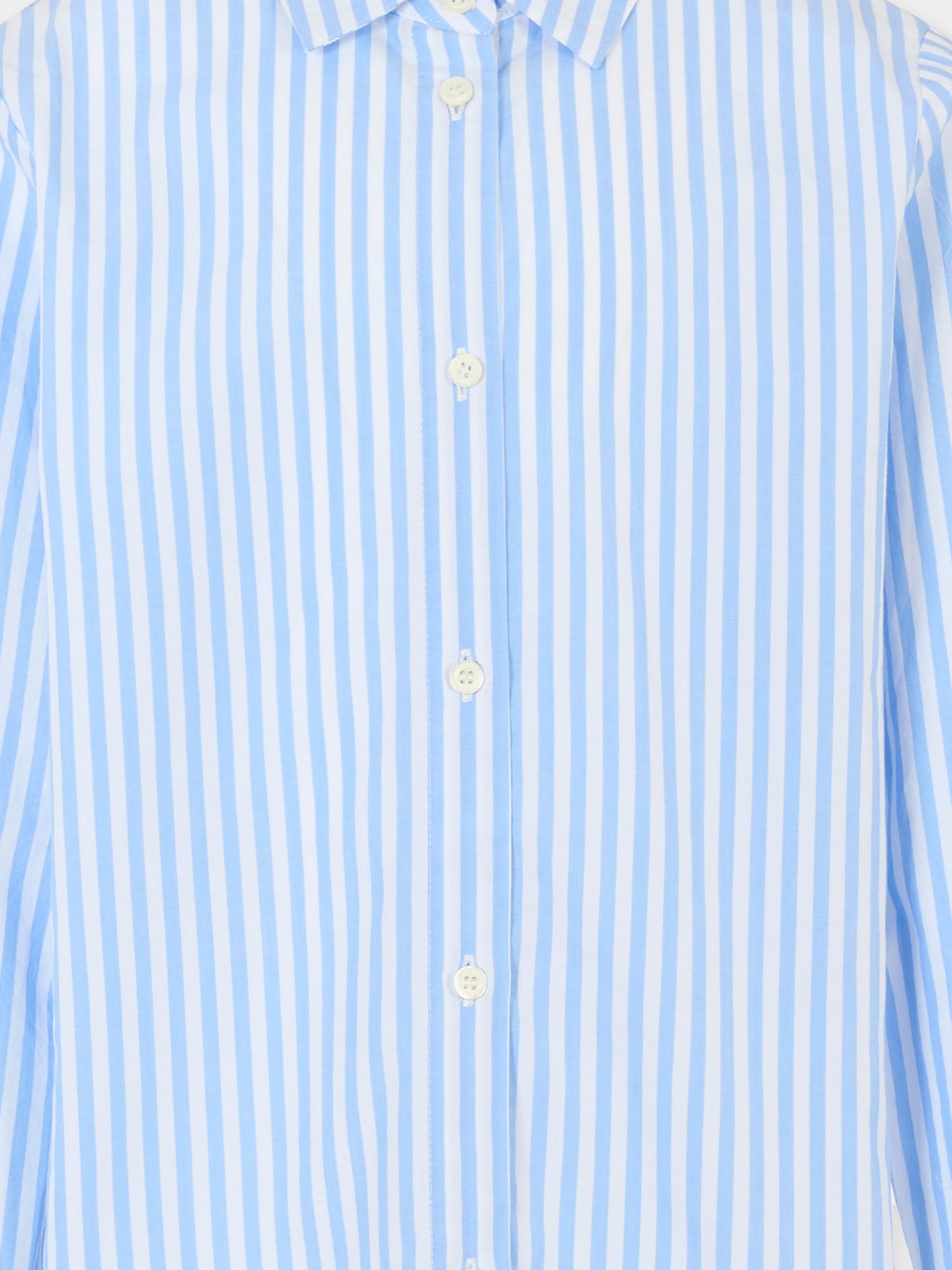 Camicia celeste per bambino con logo blu,Mc2 Saint Barth,BRIG003 03864H