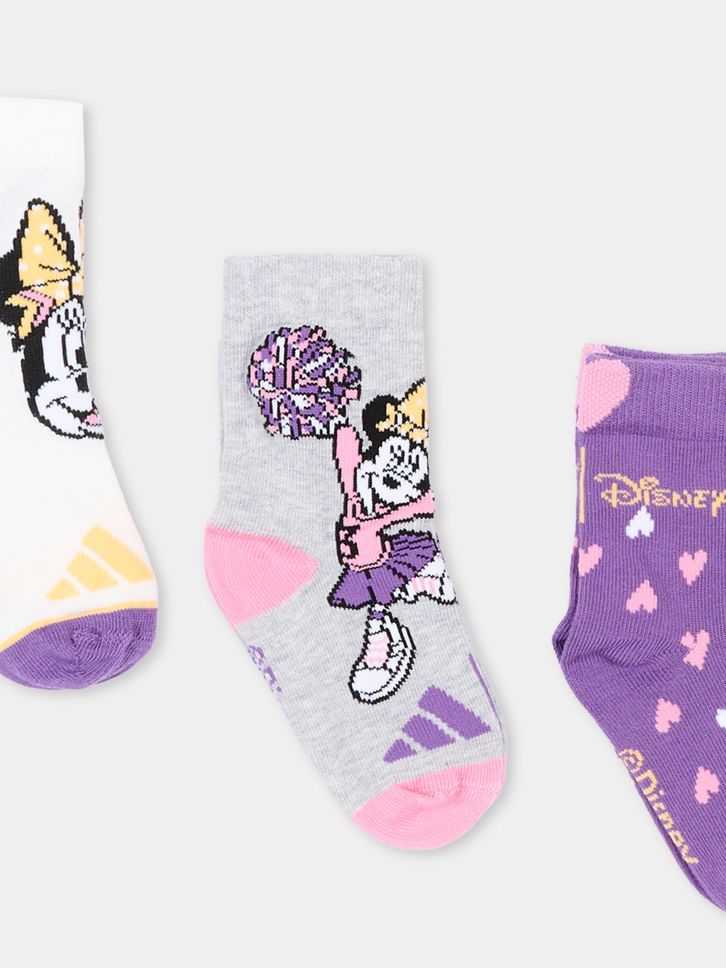 Calzini multicolor per bambina con Minnie,Adidas,KA9878