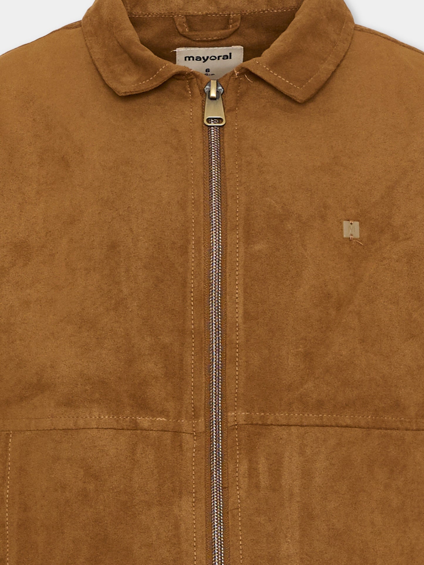 Giubbotto marrone per bambino,Mayoral,3438 075