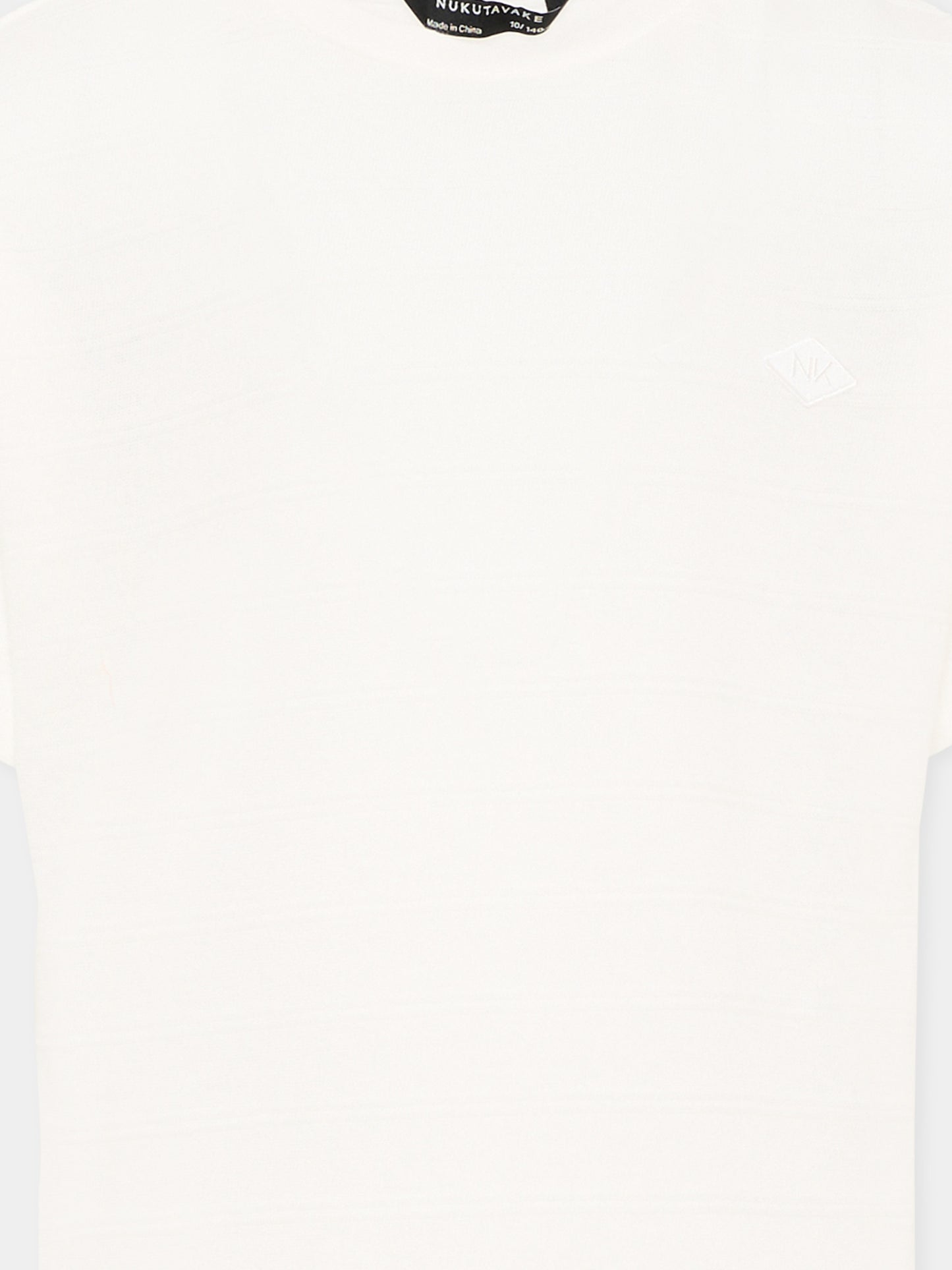T-Shirt avorio per bambino a righe,Mayoral,6029 010