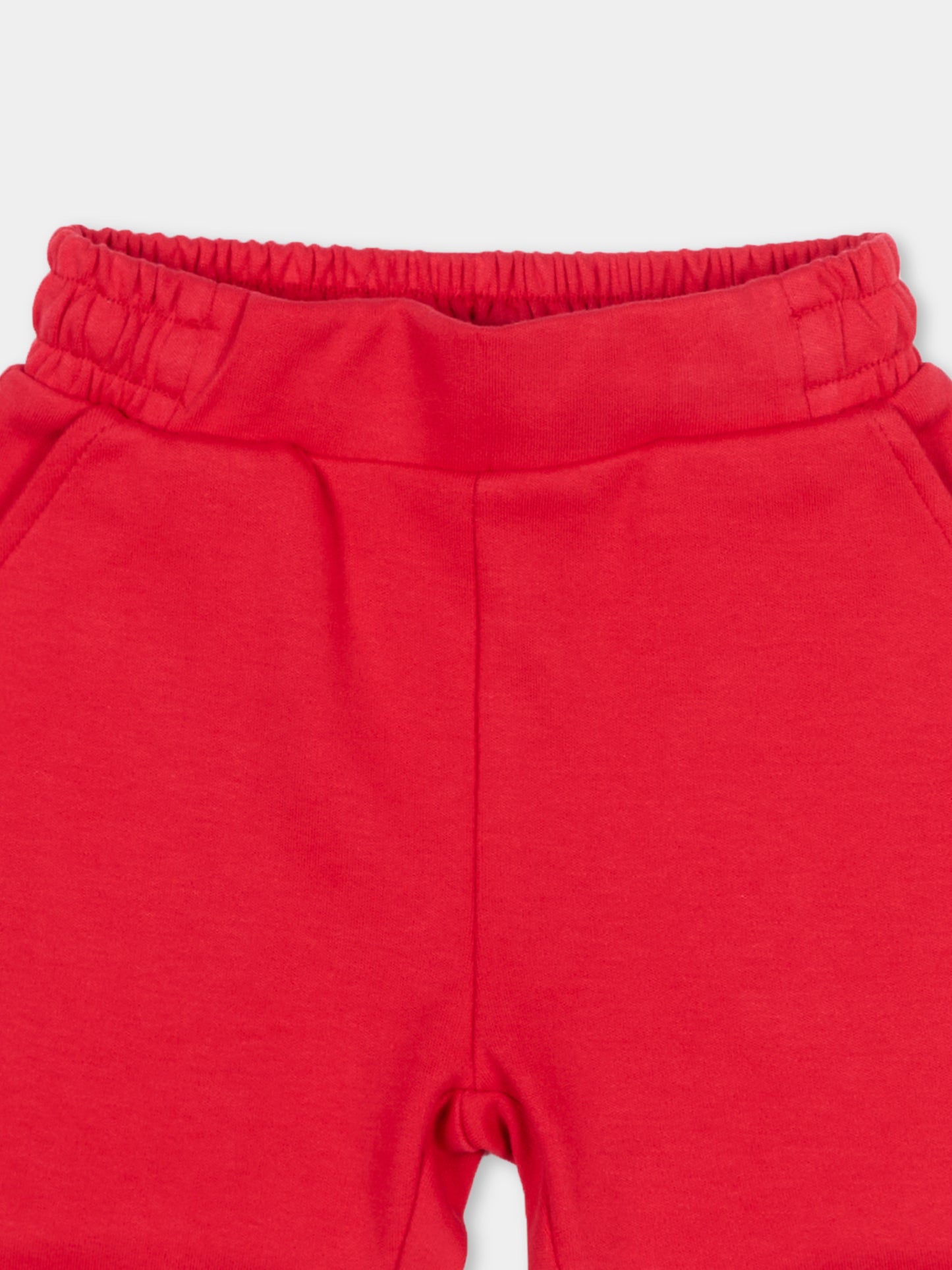 Shorts rossi per neonato con patch logo,Trussardi Junior,TIP26097BE RED LYCHEE
