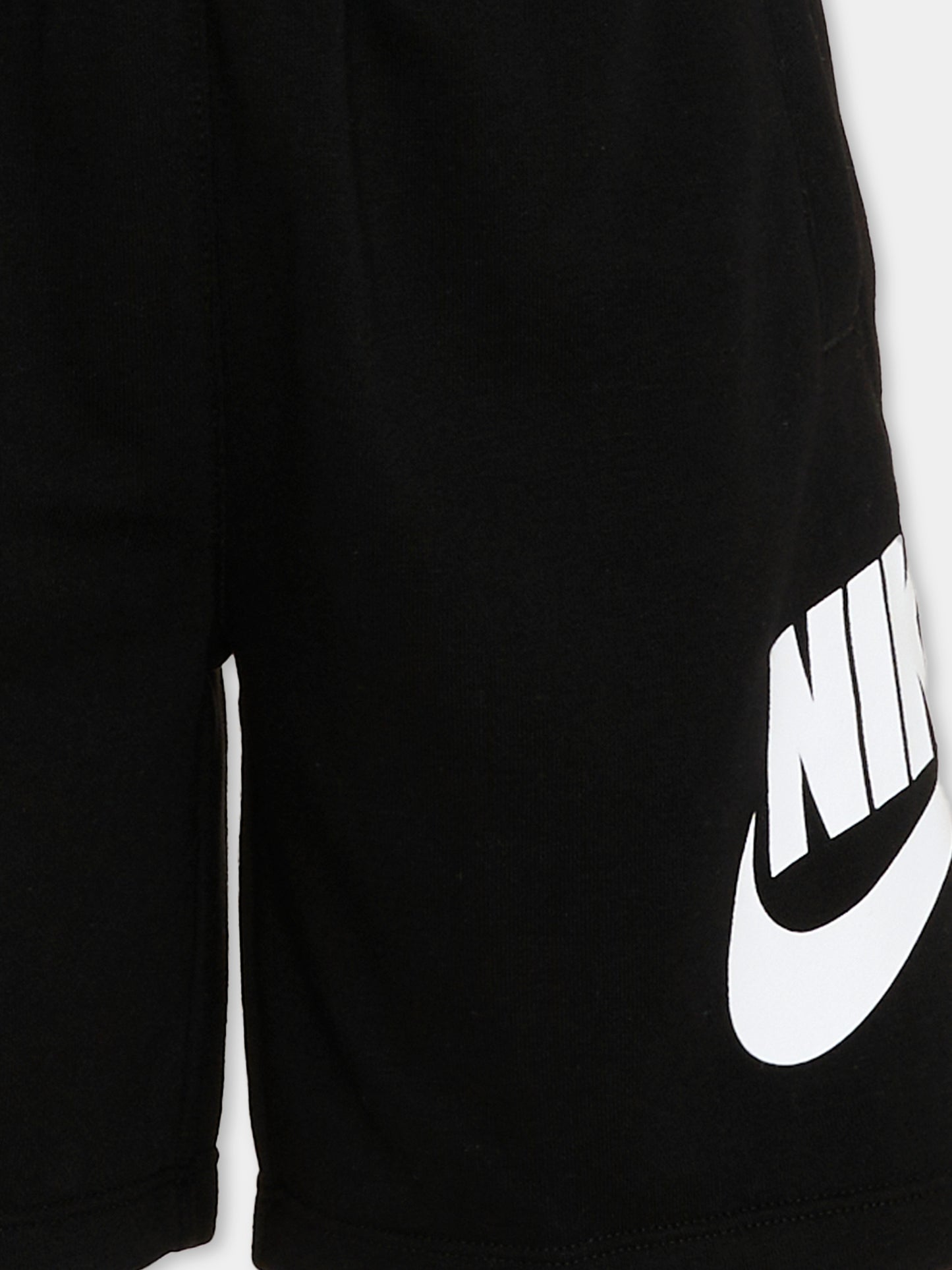 Shorts sportivi neri per bambini con logo,Nike,86L100 023