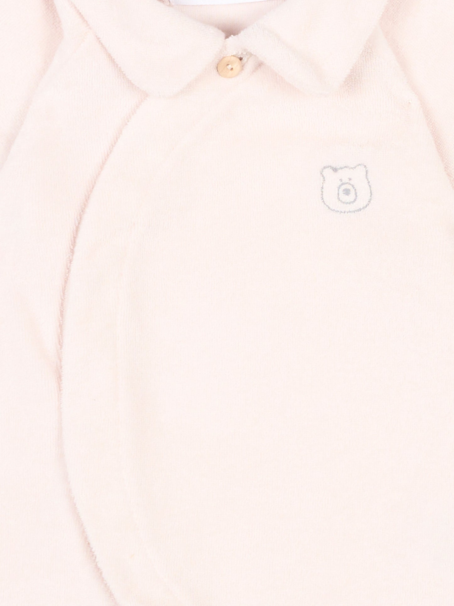 Tutina rosa per neonata con orsetto,Bamboom,1149TE00069 PINK BLOOM