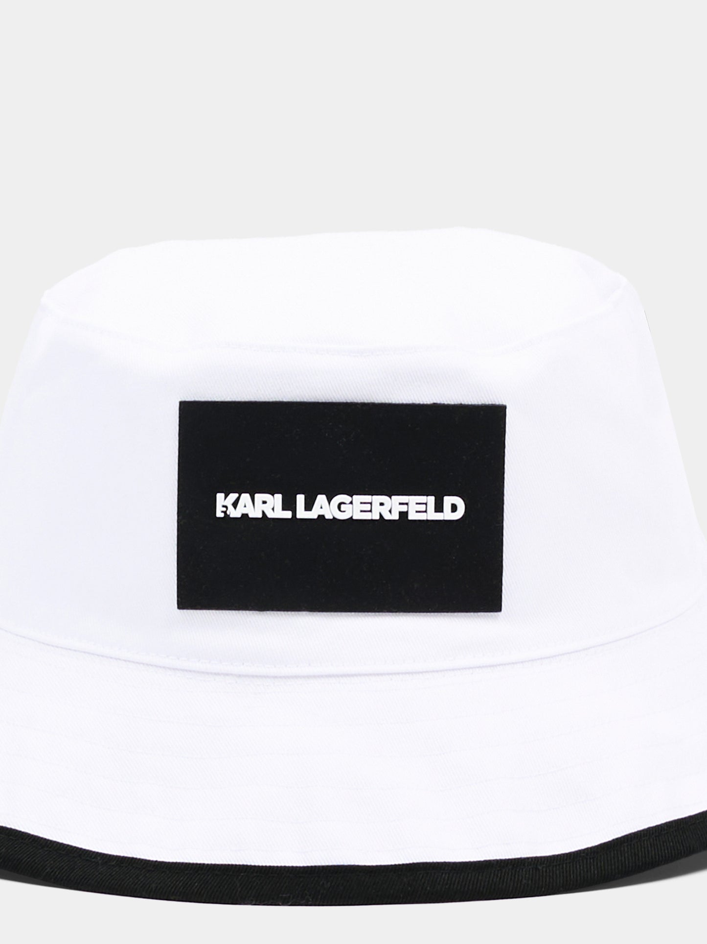 Cloche bianca per bambino con logo,Karl Lagerfeld Kids,Z31236 10P