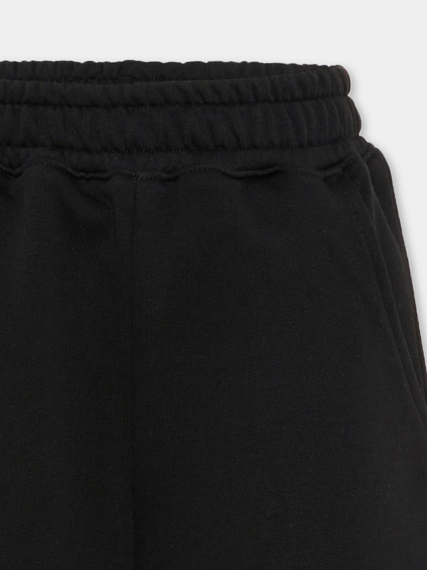 Shorts neri per bambino con teschio,Philipp Plein Junior,S6PHJBBE247 110