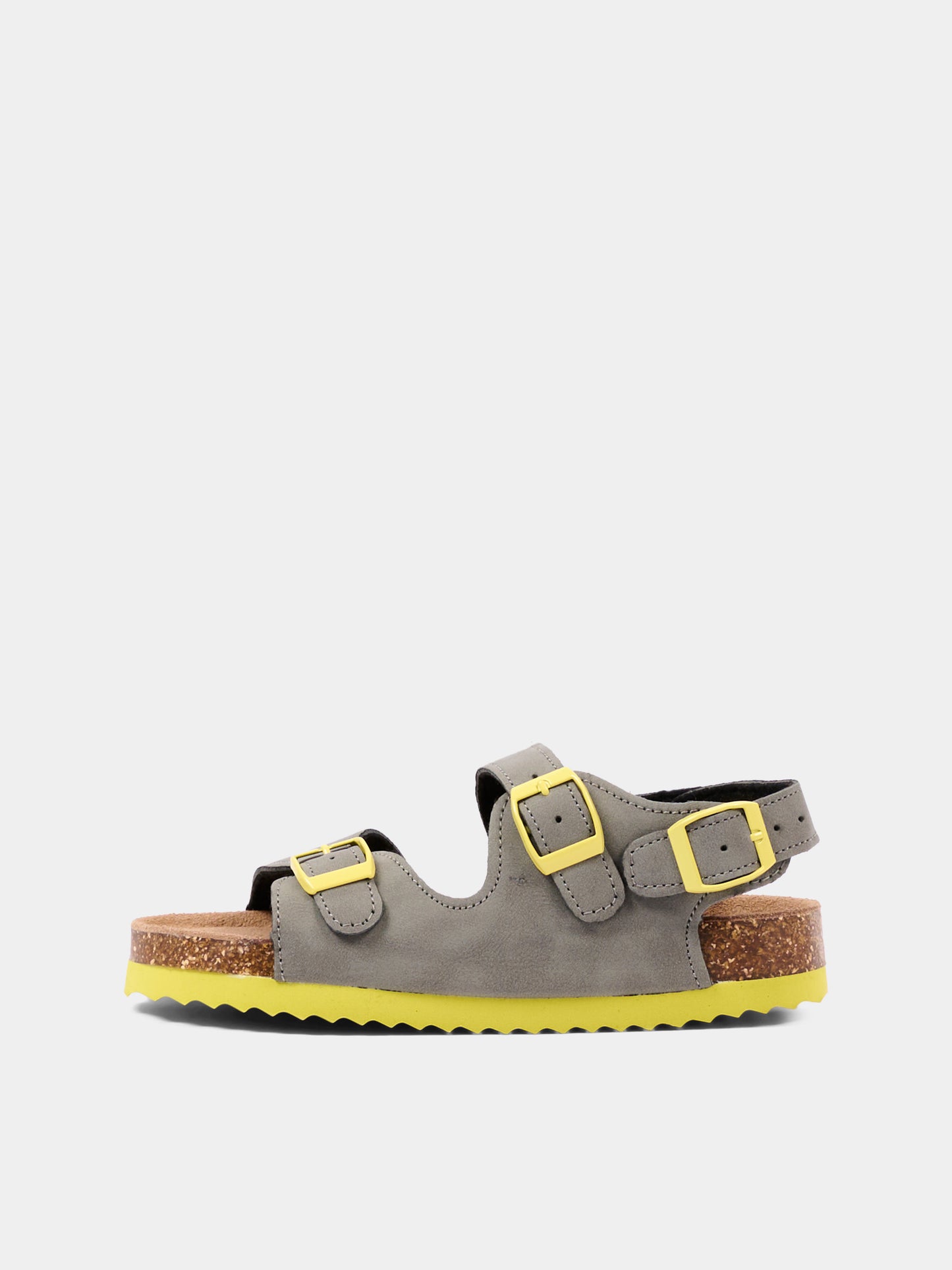 Sandali grigi per bambino con fibbie,Colors Of California,HC 2412 GRE