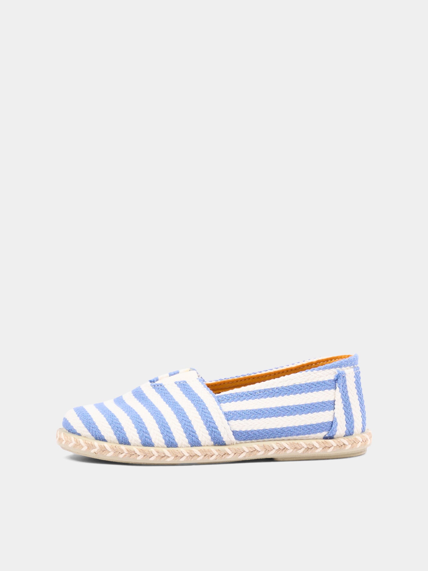 Espadrillas azzurre per bambino a righe,Pisamonas,1330 AZUL