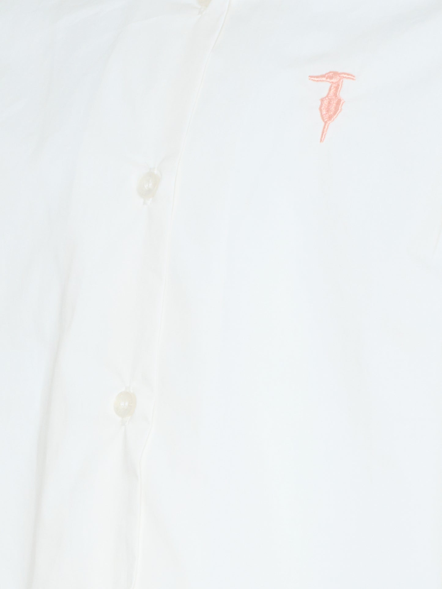 Camicia bianca per bambina con logo,Trussardi Junior,TGA25057CA WHITE