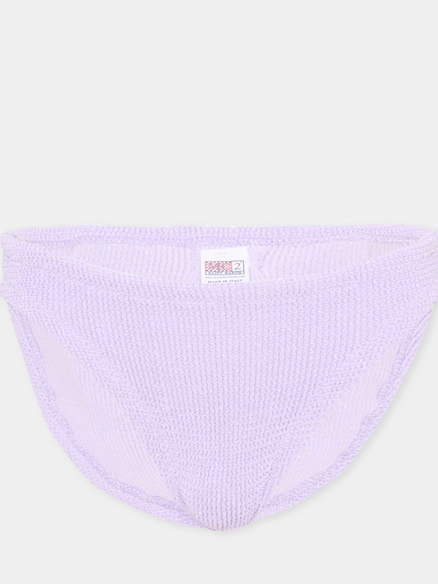 Slip lilla Madame W per bambina,Mc2 Saint Barth,MAD0002 02955L