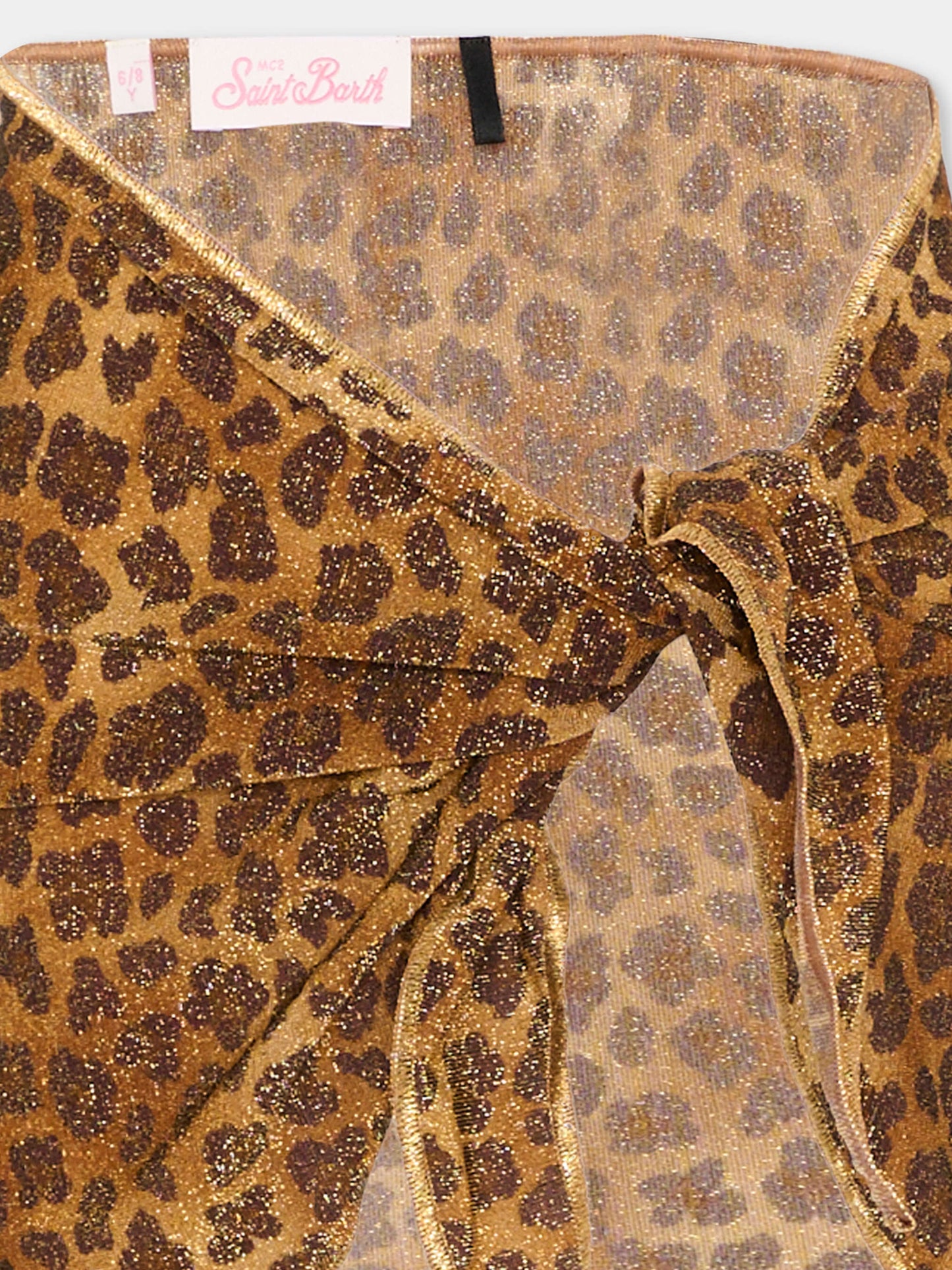 Copricostume marrone per bambina animalier,Mc2 Saint Barth,SER0003 00520L