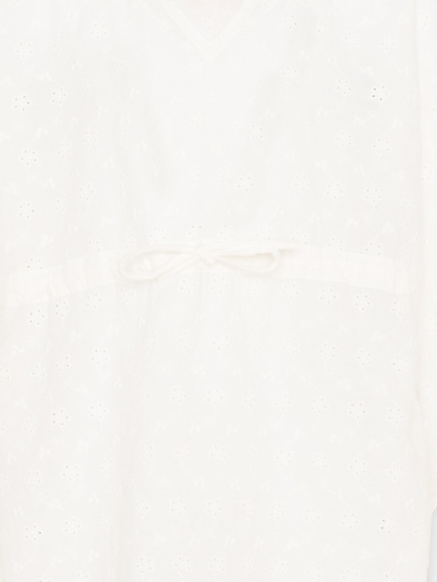 Copricostume bianco in pizzo Sangallo per bambina,Mc2 Saint Barth,KAT0001 03052L