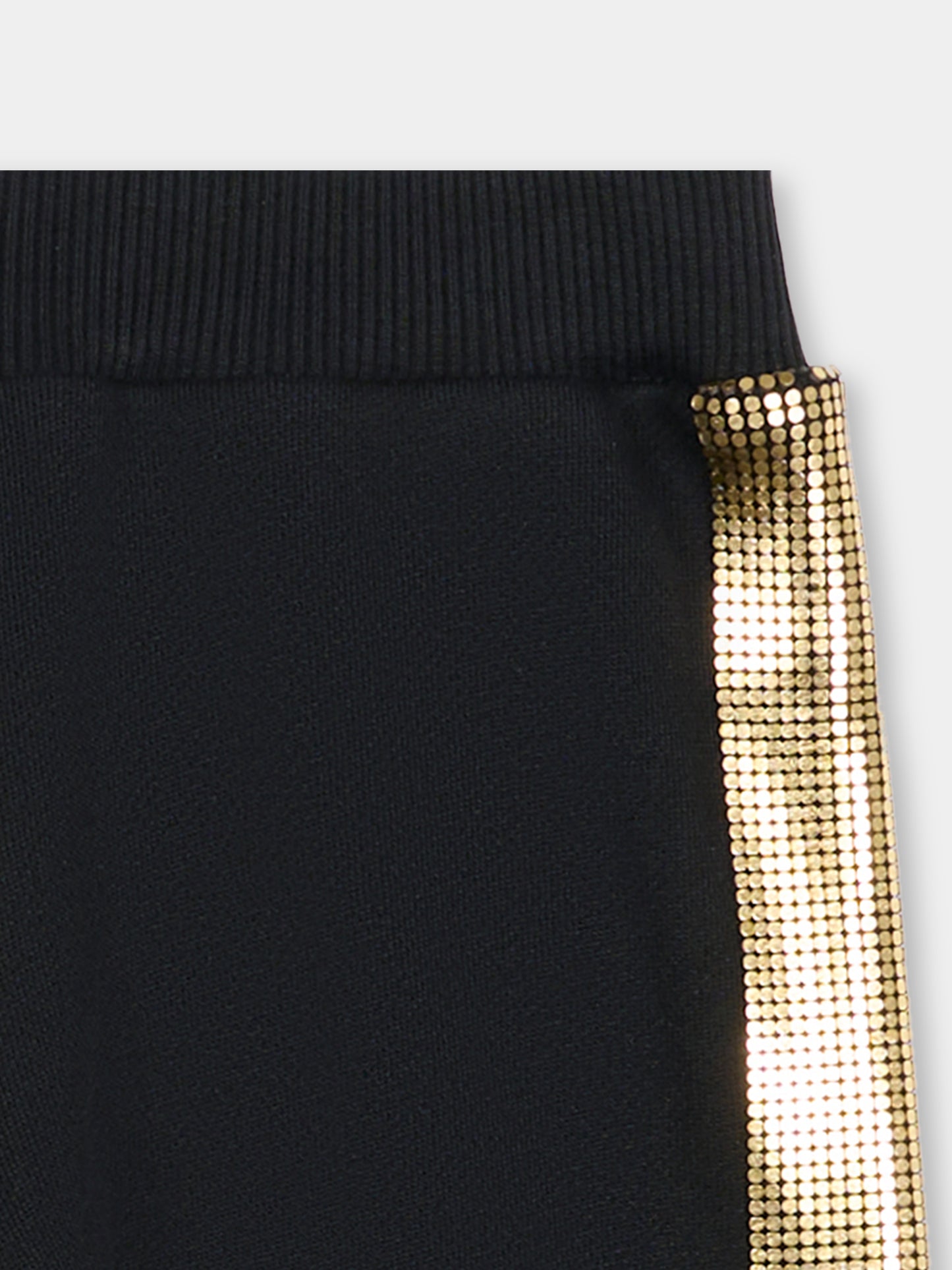 Pantaloni neri per neonati con logo,Balmain Kids,BT6640 Z0081 930OR