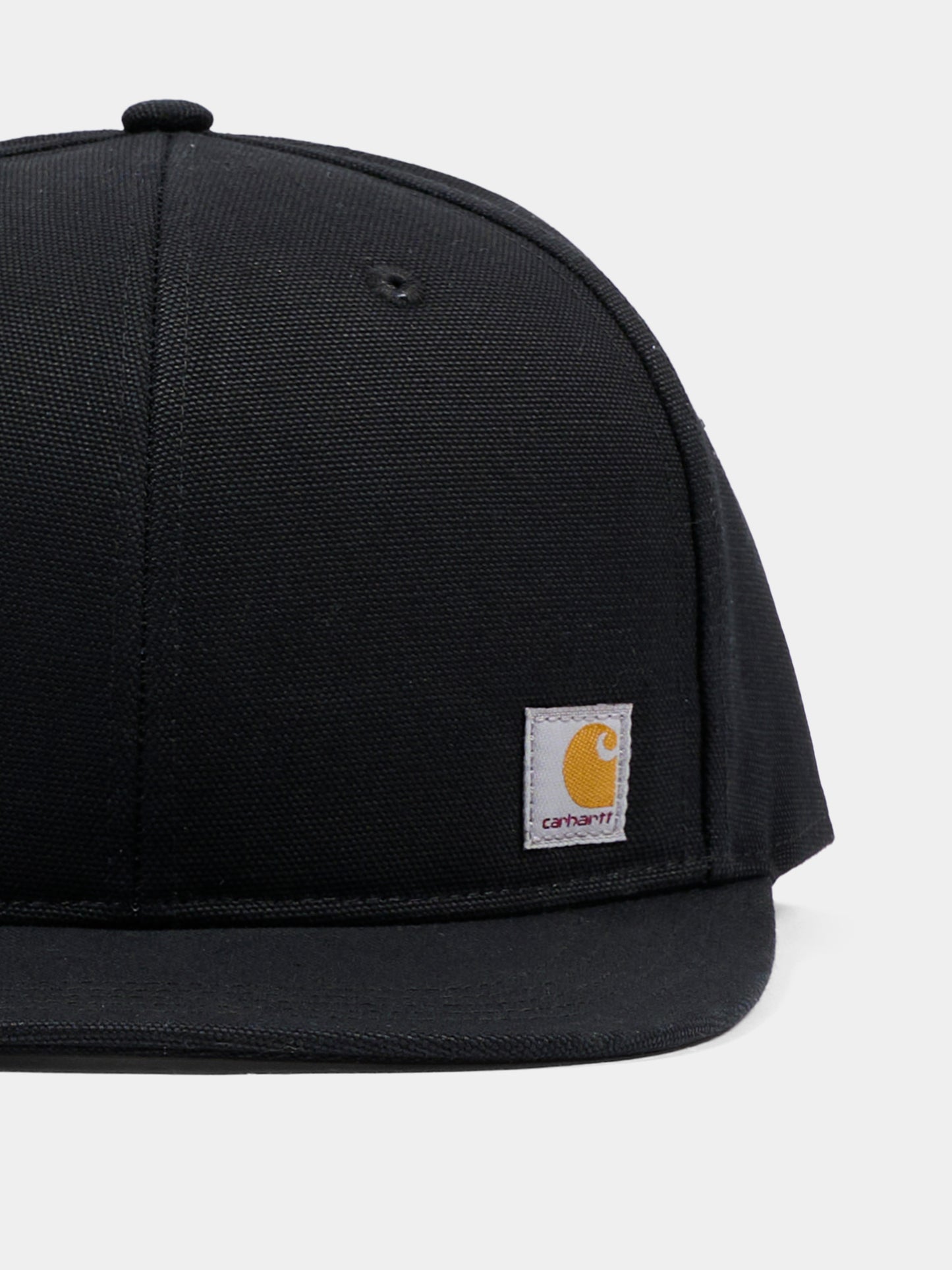 Cappello nero per bambino con logo,Carhartt,0386067 BLACK