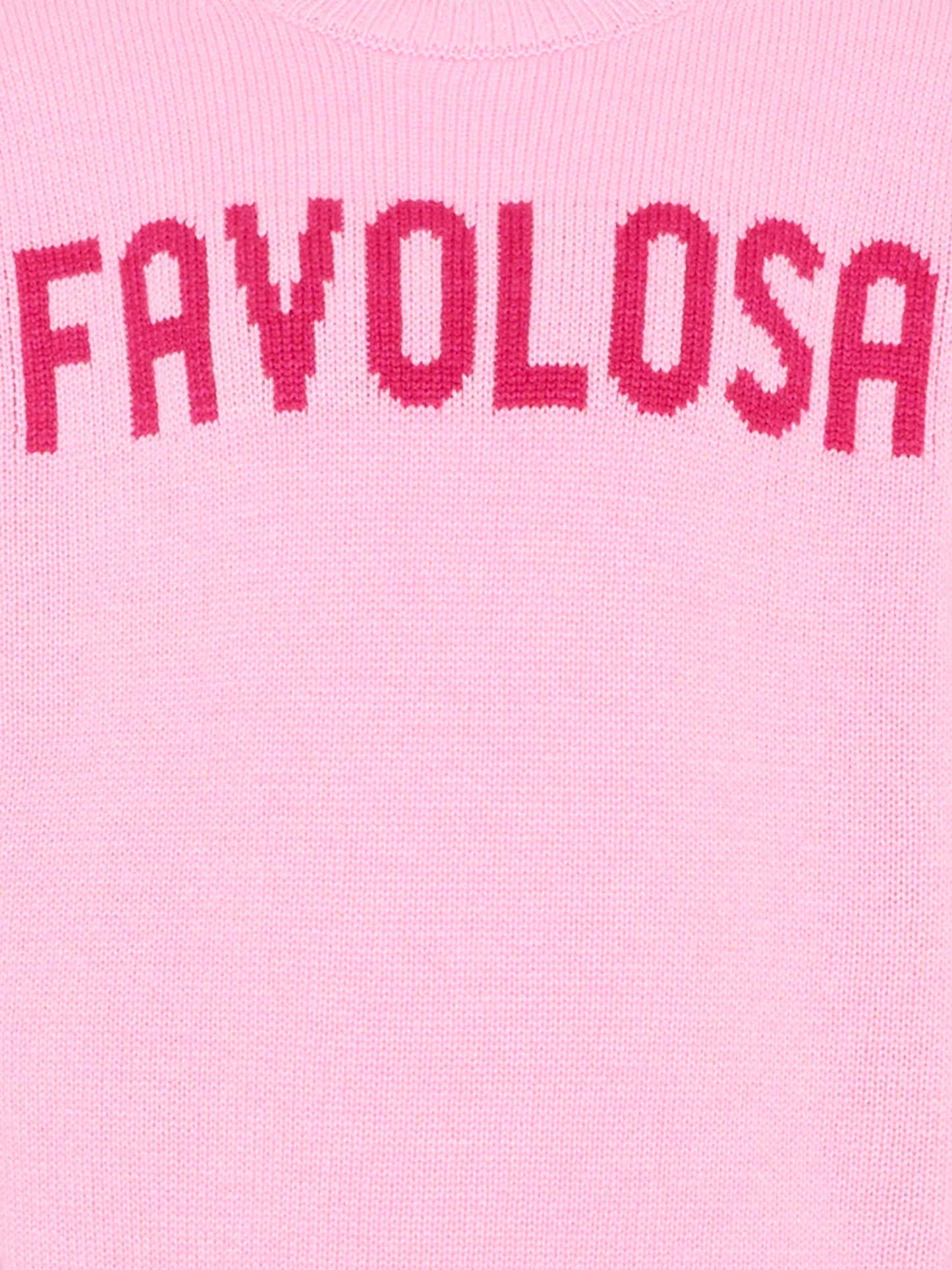 Maglione rosa per bambina con scritta,Mc2 Saint Barth,PRC0001 00552I