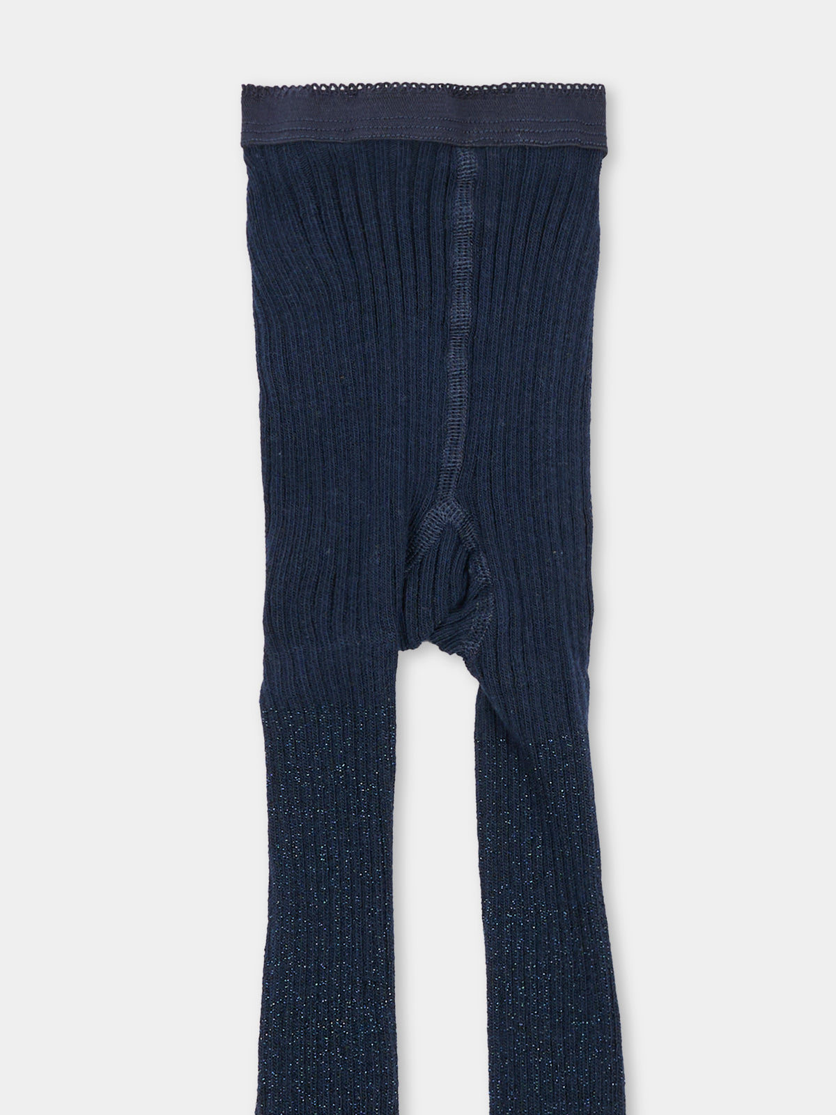 Collant blu per neonata a costine,Molo,7W26G202 2292