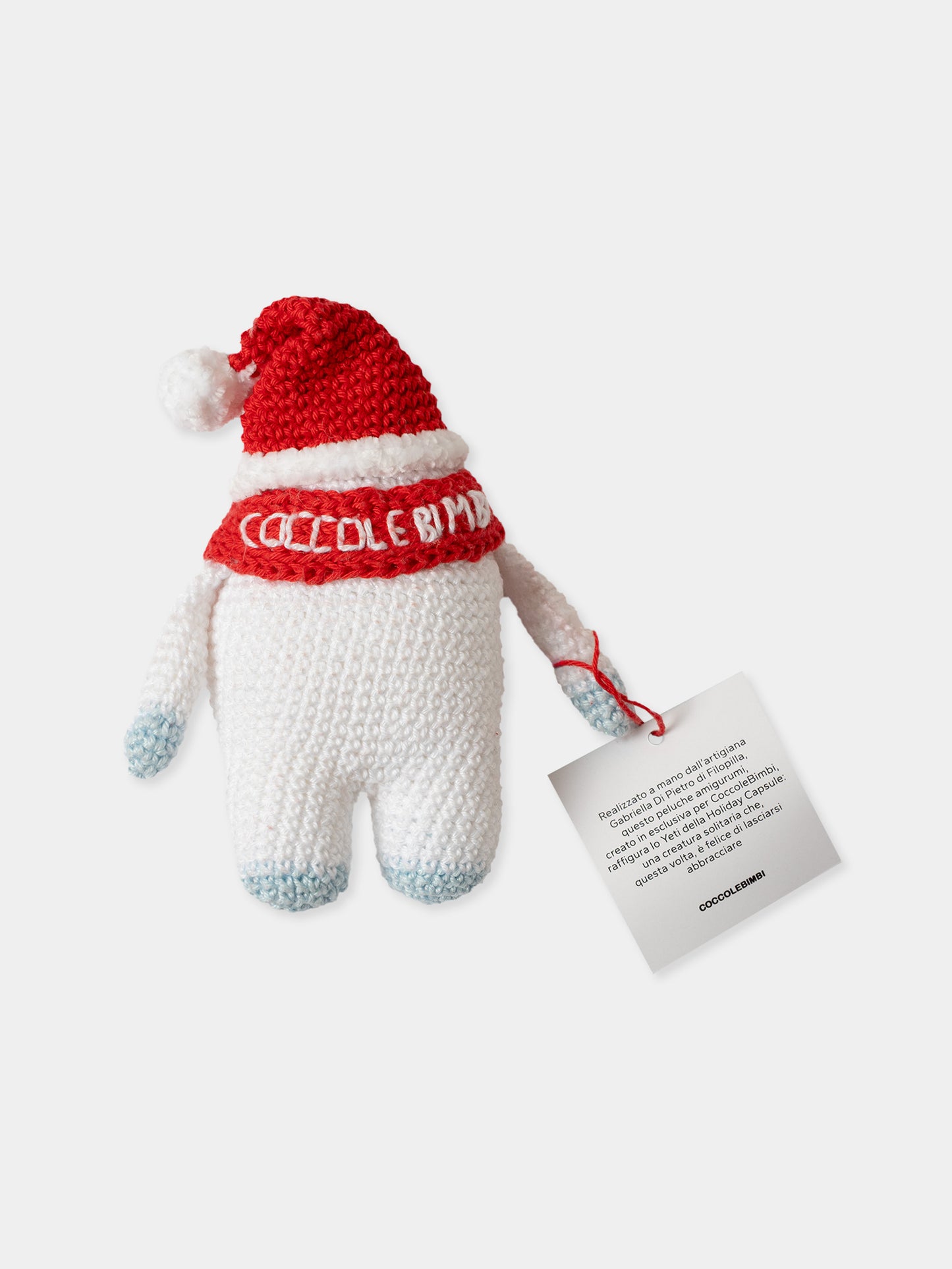 Peluche Yeti realizzato a mano per bambini,Coccolebimbi Limited,PELUCHE YETI REALIZZATO A MANO