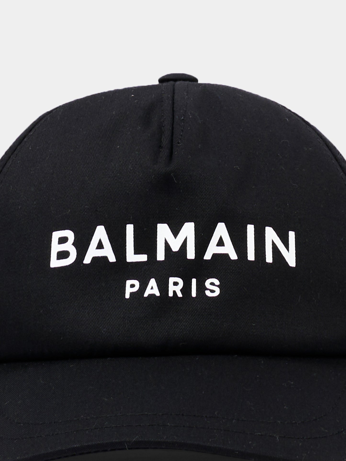 Cappello nero per bambini con logo,Balmain Kids,BX0P17 Z1053 930BC