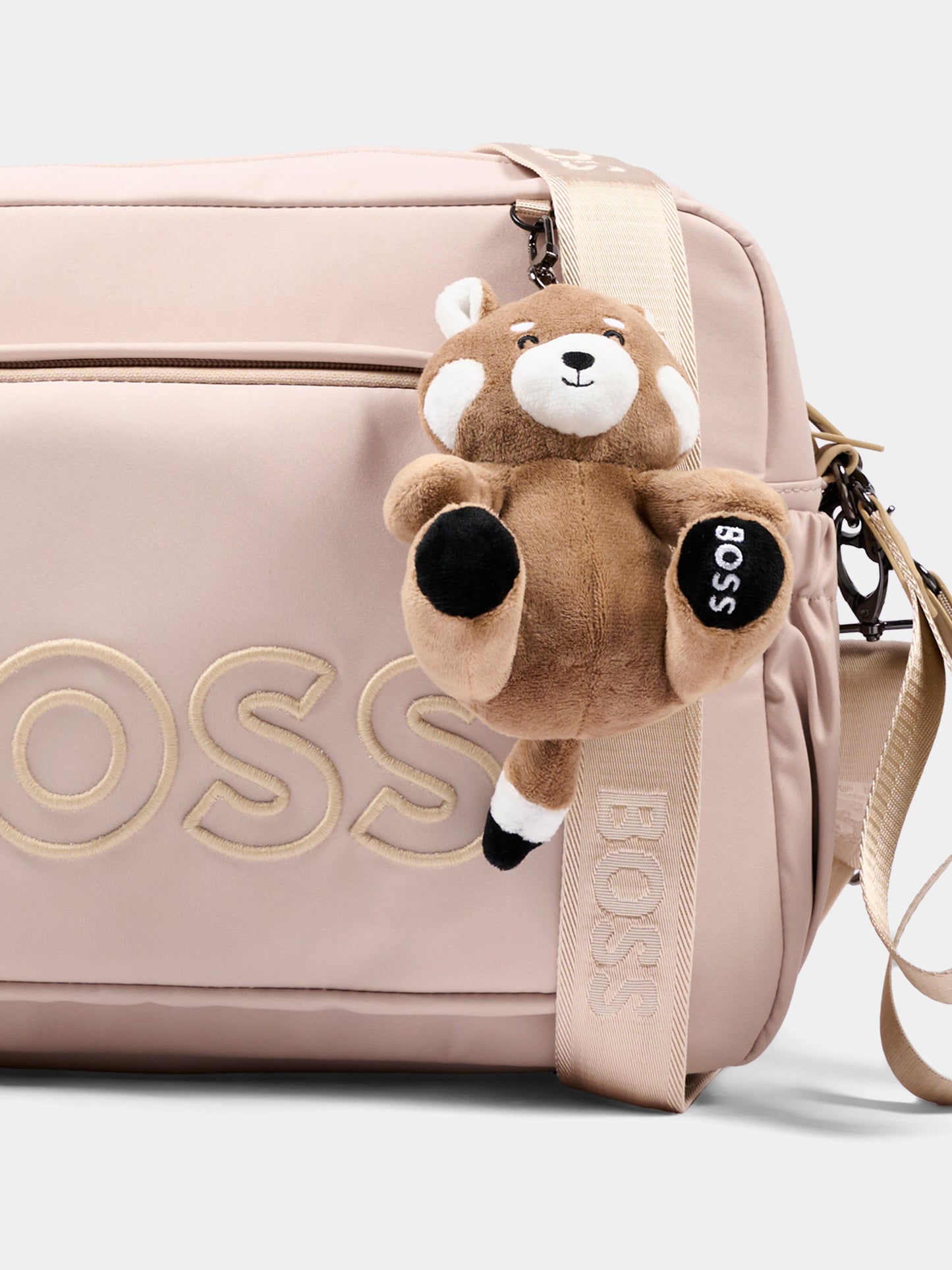 Borsa mamma beige per neonati con logo,Boss,J53178 249