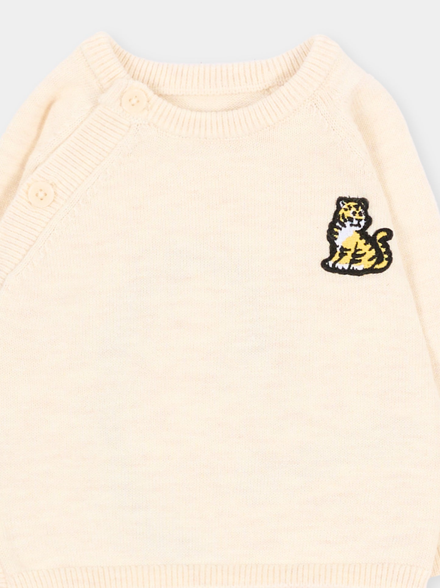 Completo nascita avorio per neonato,Kenzo Kids,K62078 C17