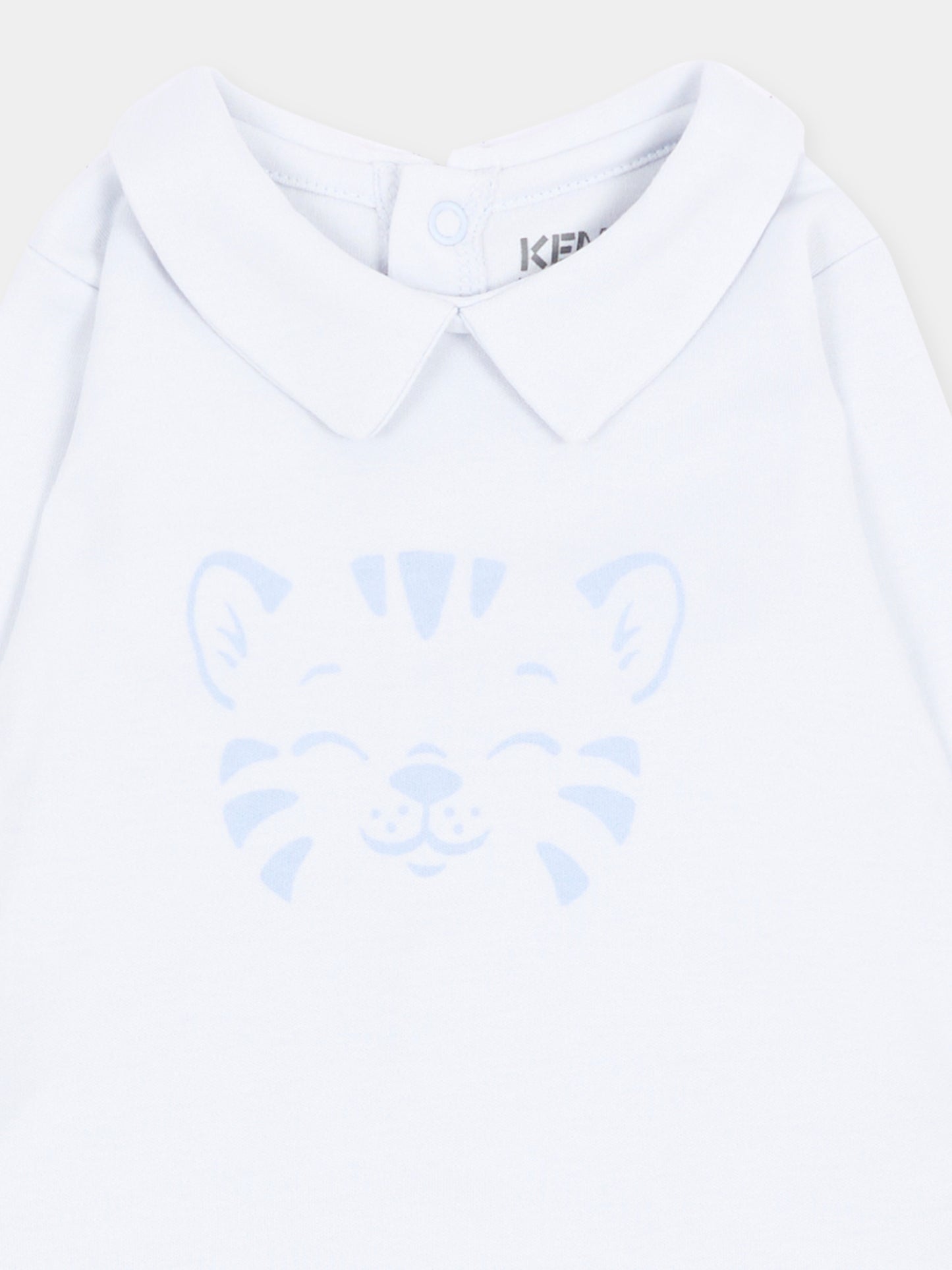 Tutina celeste per neonato Tiger,Kenzo Kids,K62085 77M