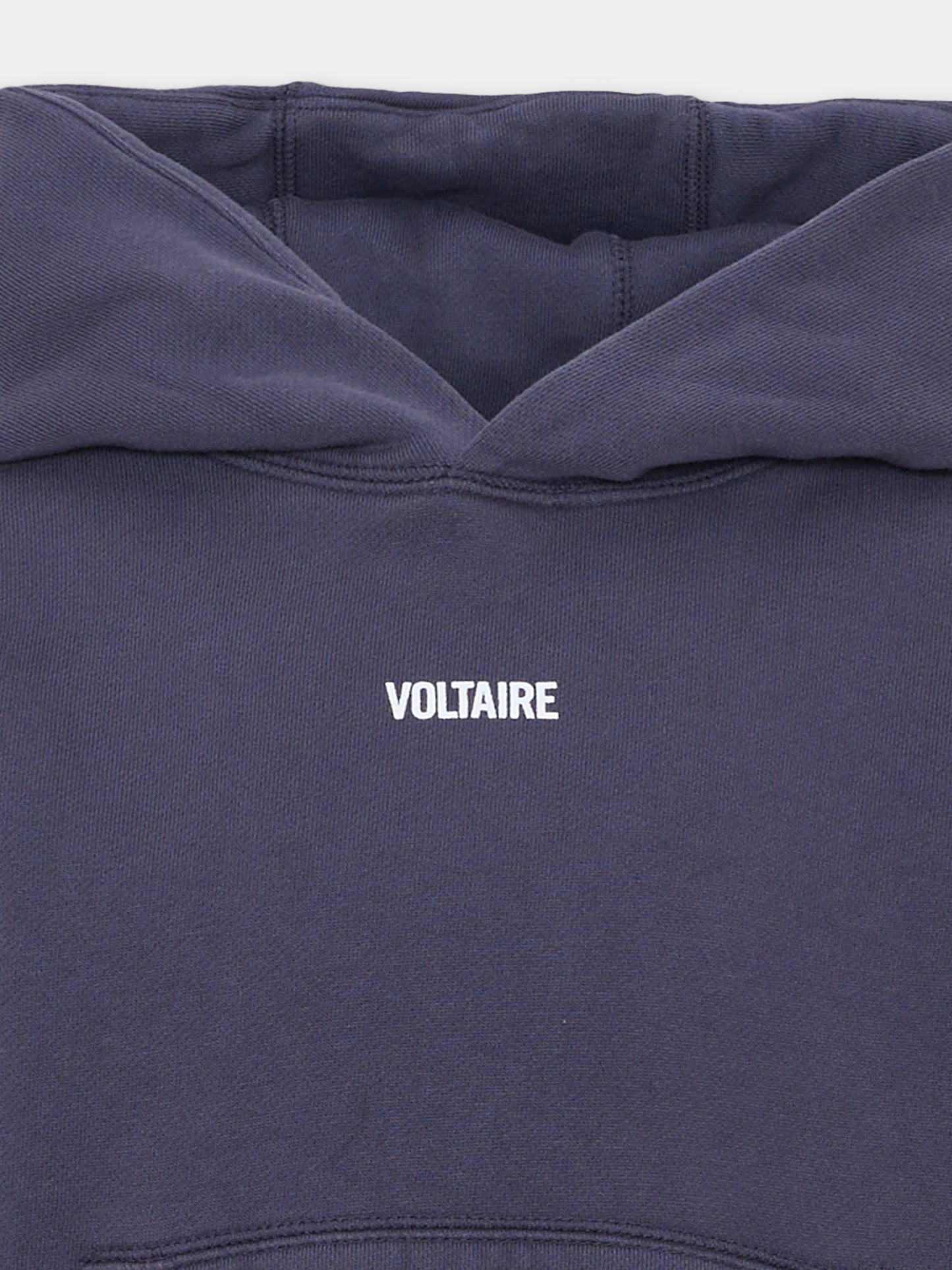Felpa blu per bambino con logo,Zadig & Voltaire Kids,X60847 849
