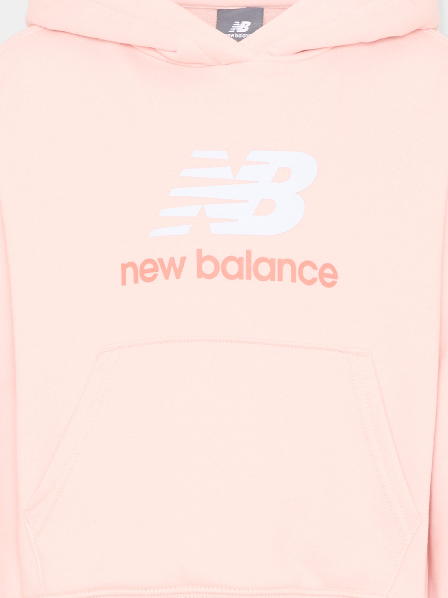 Felpa rosa New Balance per bambina,New Balance,LAKG0207 PIE