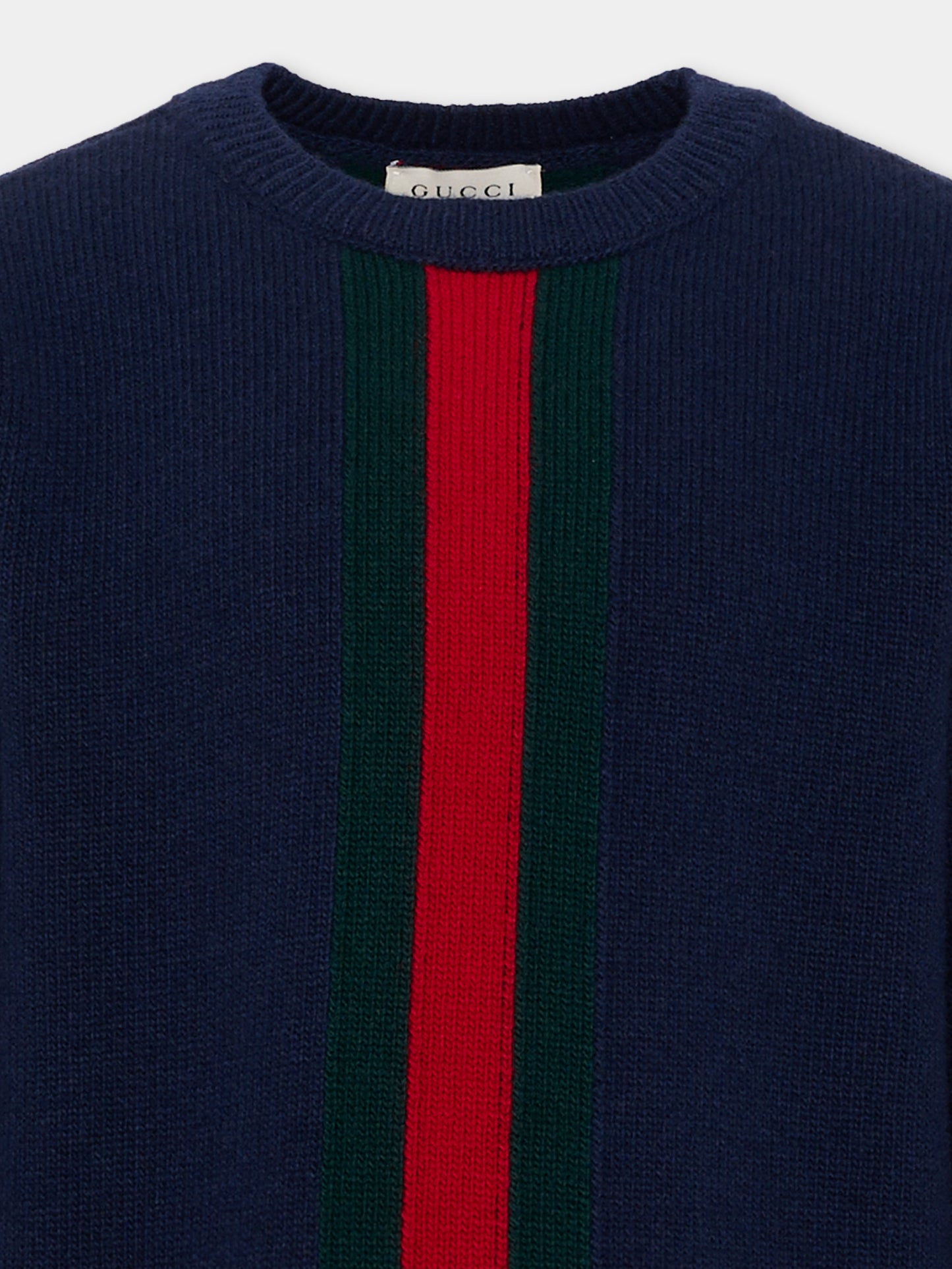 Maglione blu per bambini con Web