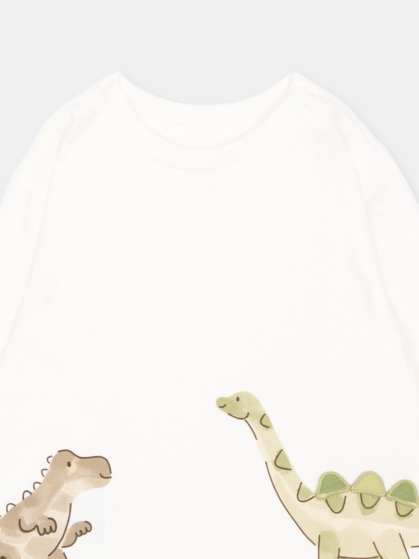 T-Shirt bianca per neonato con dinosauri,Mayoral,2004 065