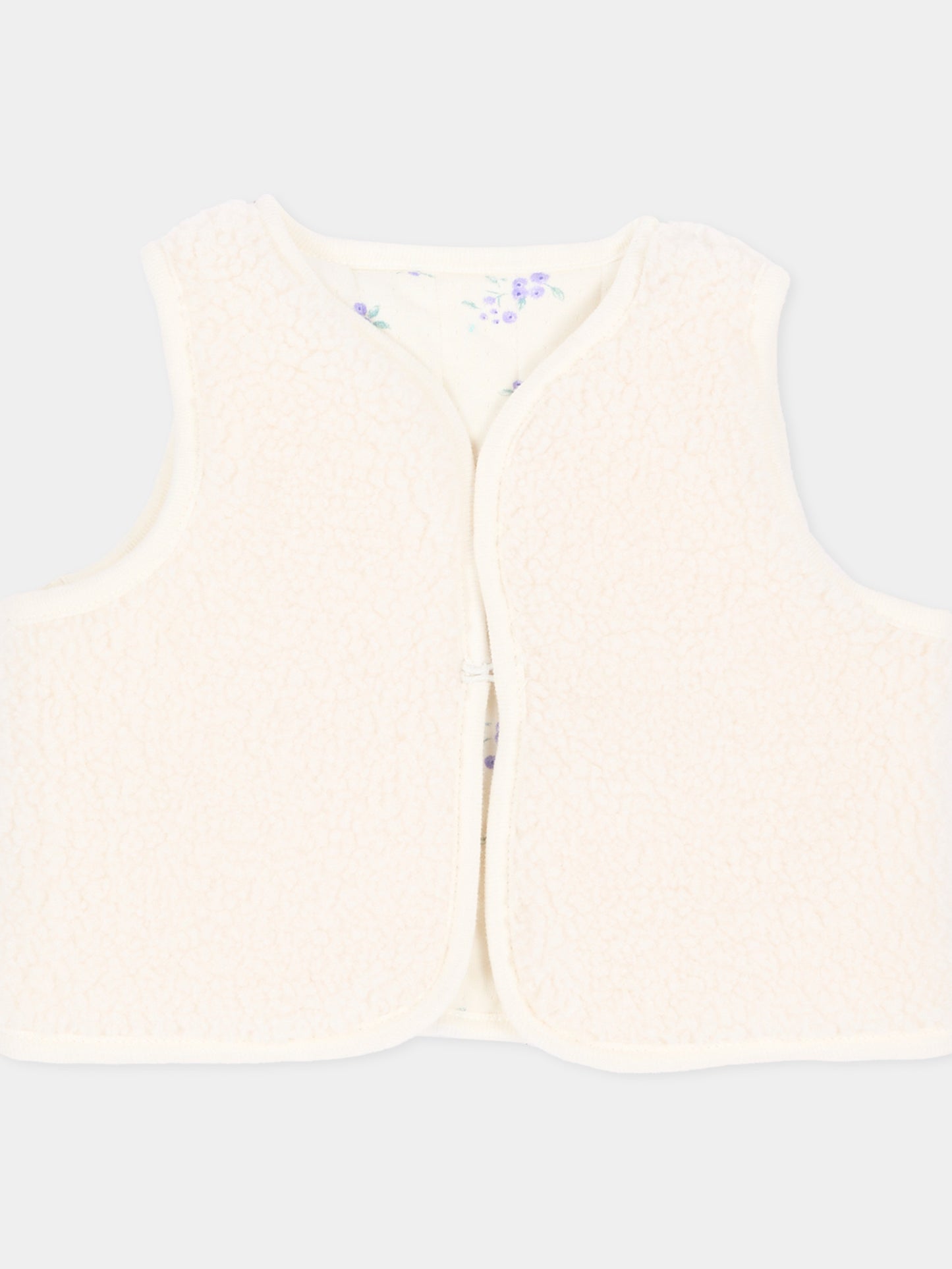 Gilet avorio per neonata,Petit Bateau,A0GIK 01