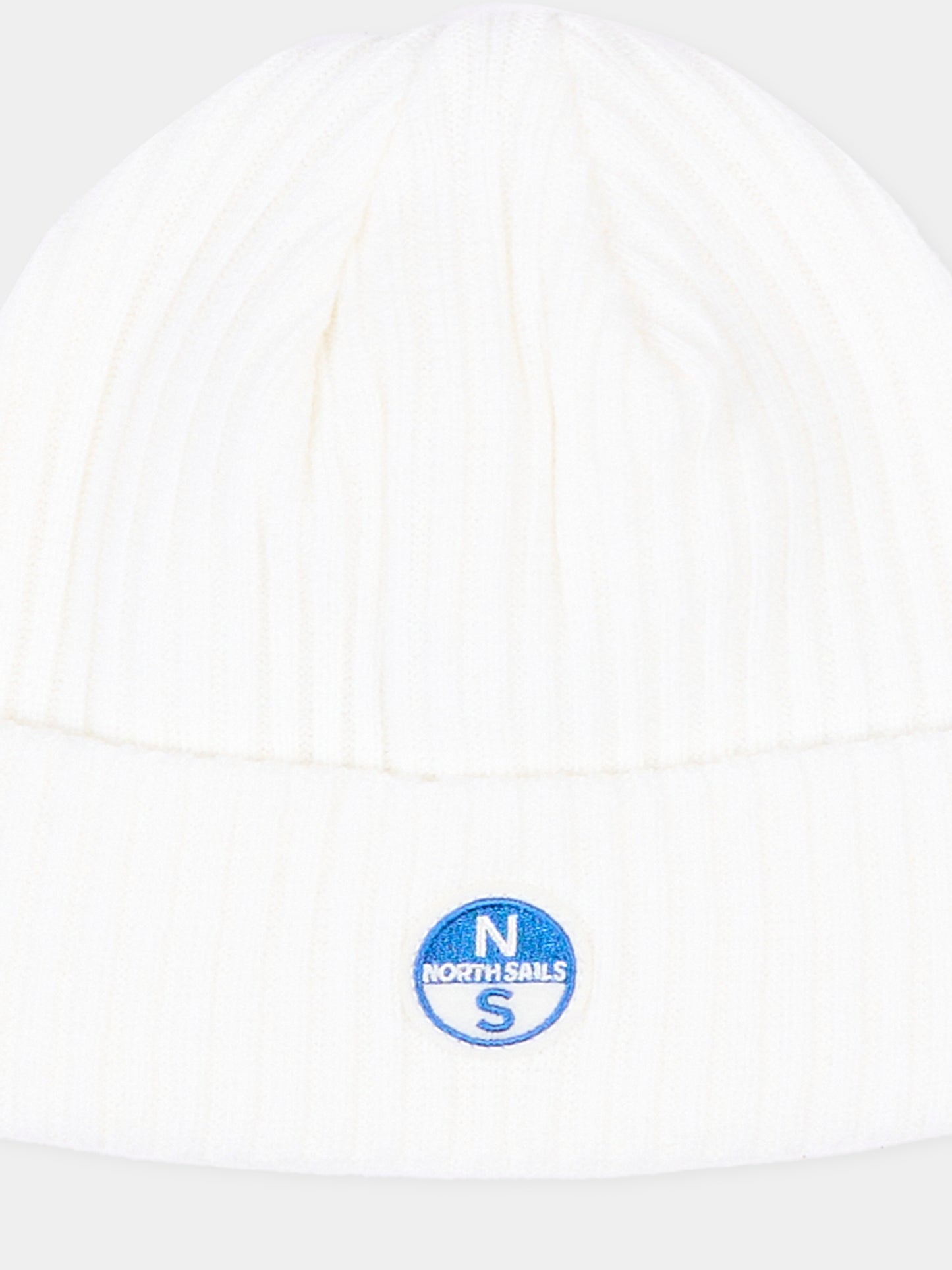 Berretto bianco per bambino con logo,North Sails,NBA26096HA WHITE WINTER