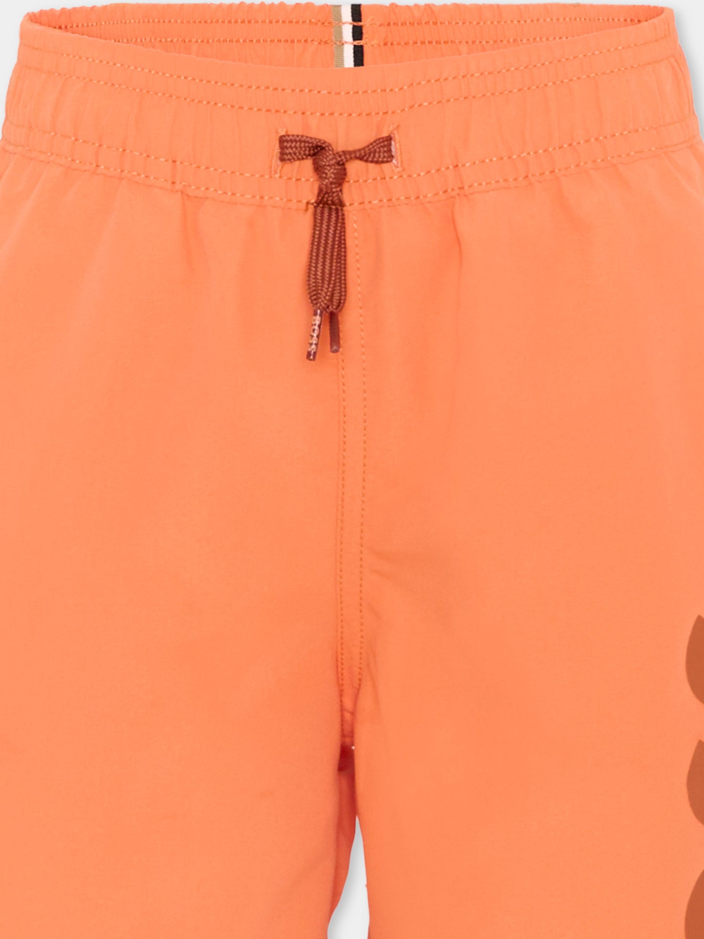 Boxer mare arancione per bambino con logo,Boss,J51973 415