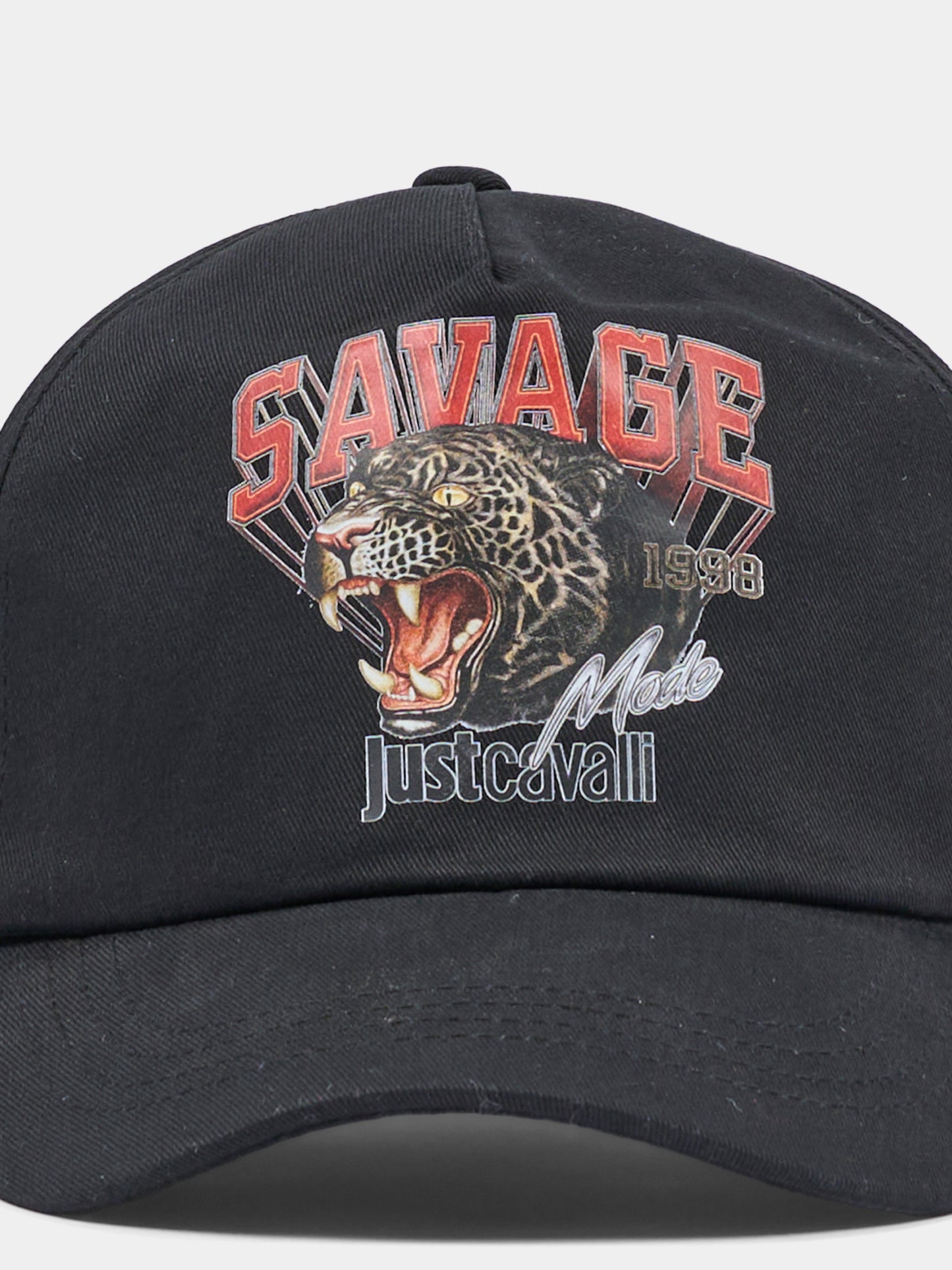 Cappello nero per bambina con stampa,Just Cavalli Kids,JGA26063BT BLACK BLACK