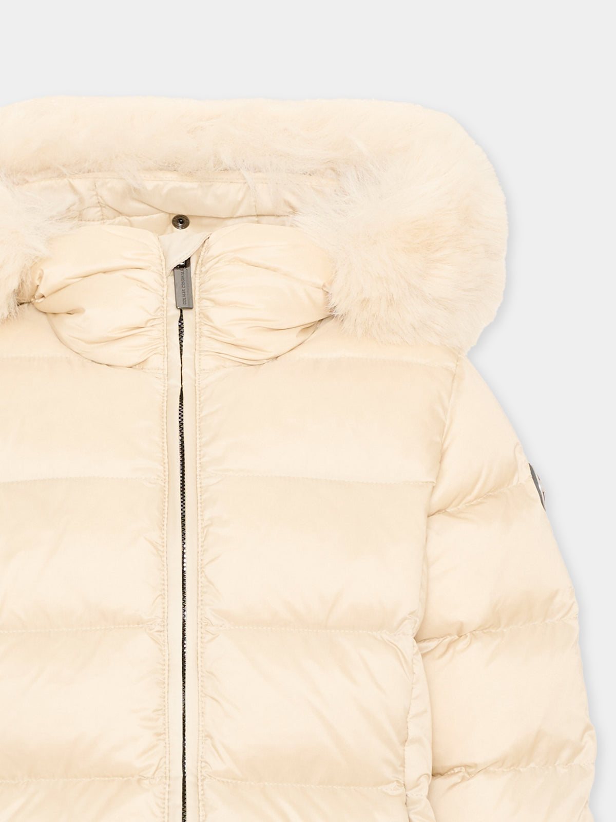 Piumino beige per bambina lungo,Colmar Originals Kids,34000010E 2YO 56