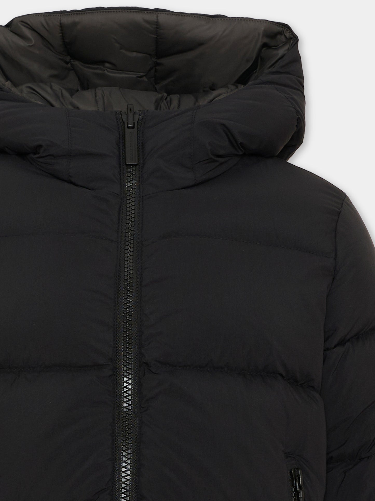 Piumino nero per bambino reversibile con cappuccio,Colmar Originals Kids,34000009 4ZP 99