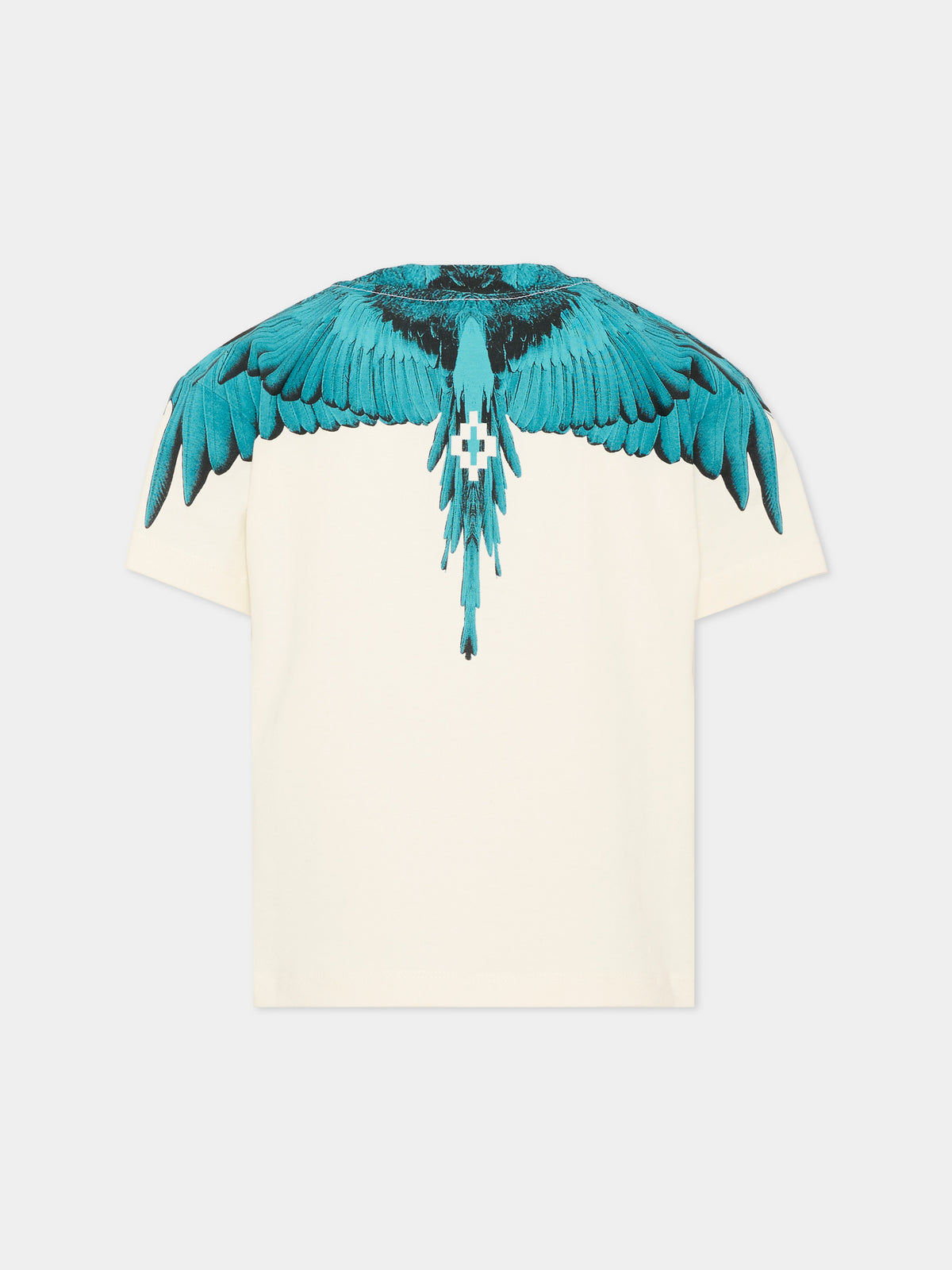 T-shirt avorio per bambino con ali,County Of Milan Kids,F6CMJUTH134 412