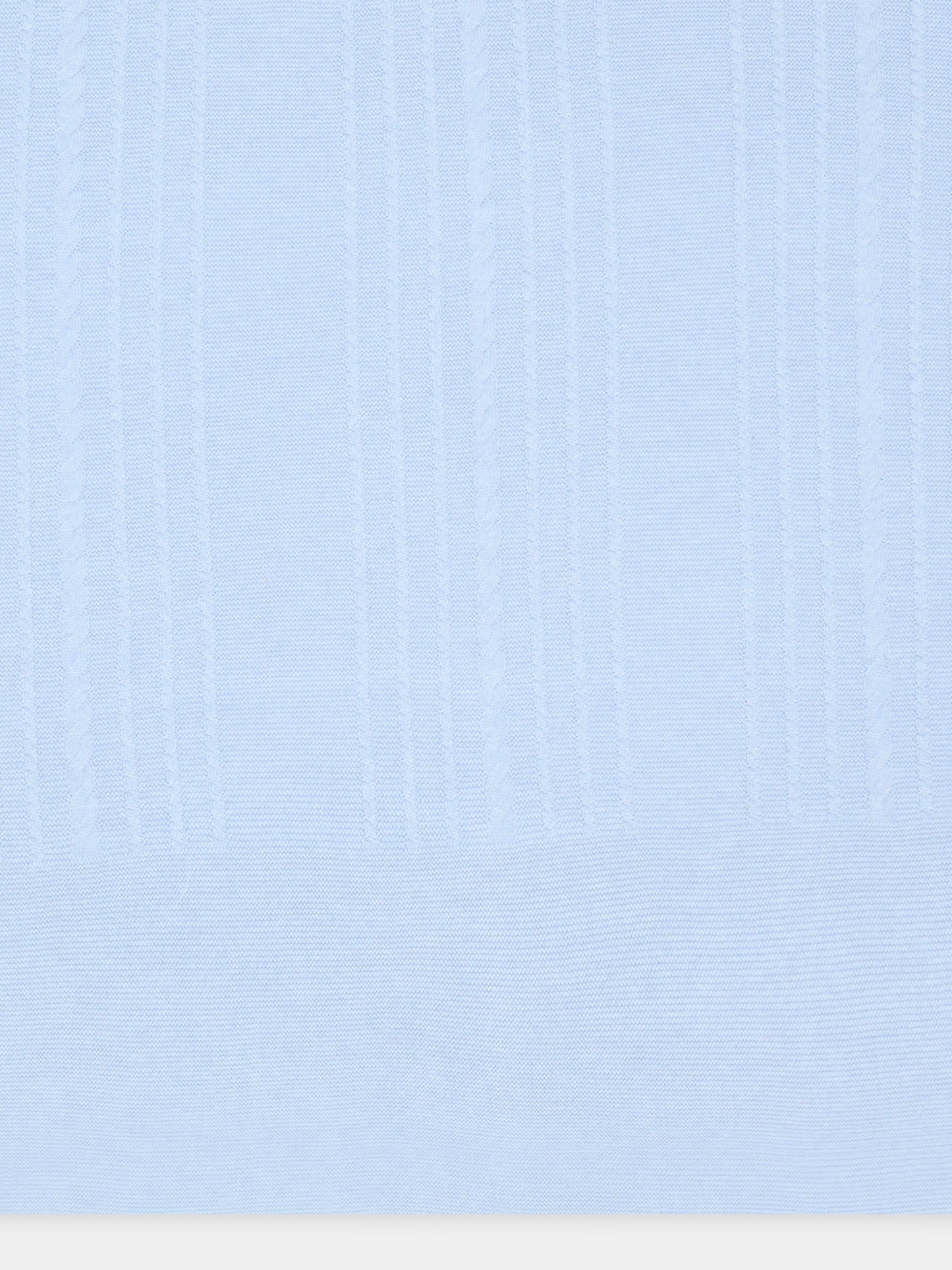 Coperta azzurra in maglia per neonato,Martín Aranda,021-10323 C08